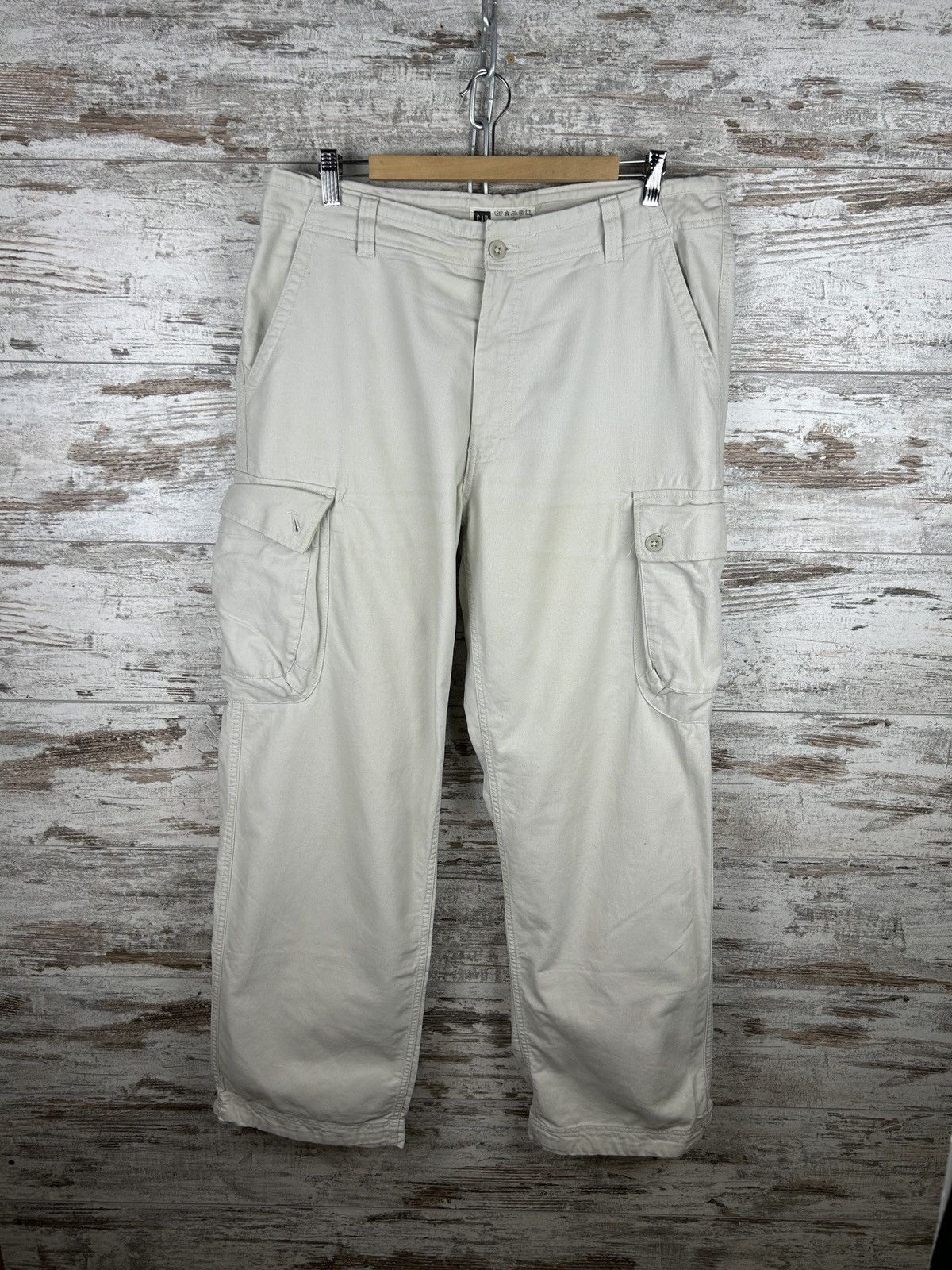 Gap × Vintage Mens Vintage Gap Cargo baggy pants y2k streetwear rare Size US 36 / EU 52 - 2 Thumbnail