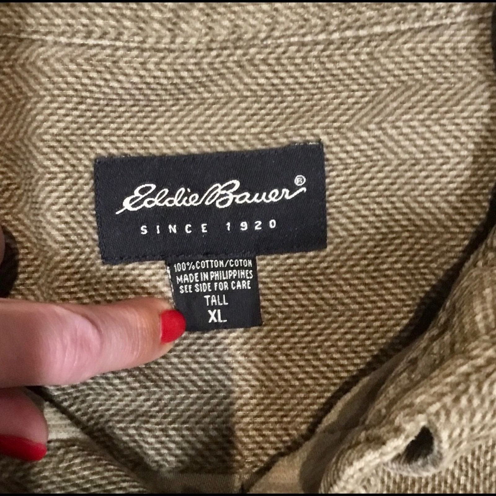 Eddie Bauer Vintage Eddie Bauer Shirt Size US XL / EU 56 / 4 - 4 Thumbnail