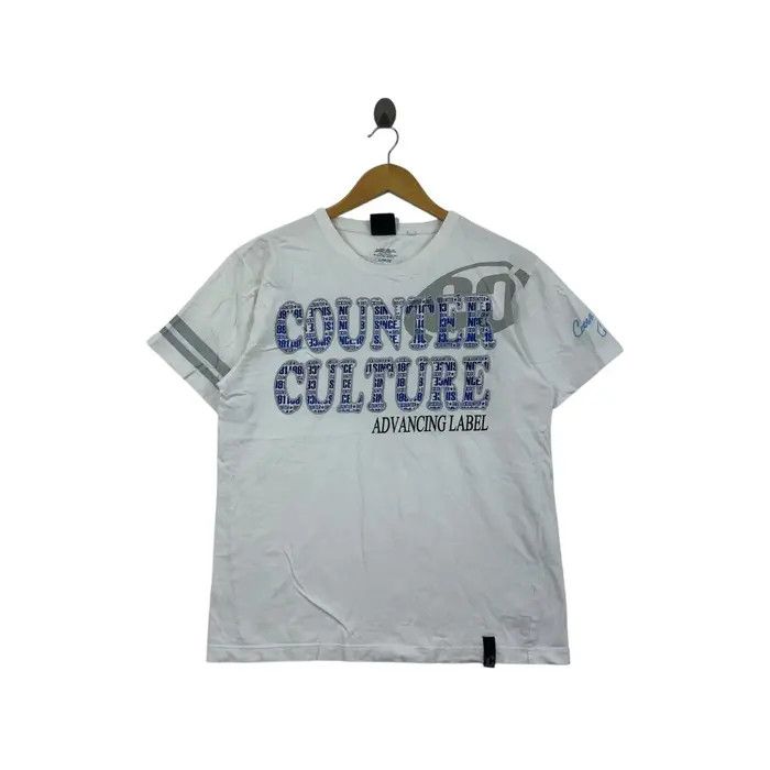 Vintage COUNTER CULTURE SKATEBOARD 1991 Monogram Tee Shirt Size L / US 10 / IT 46 - 1 Thumbnail