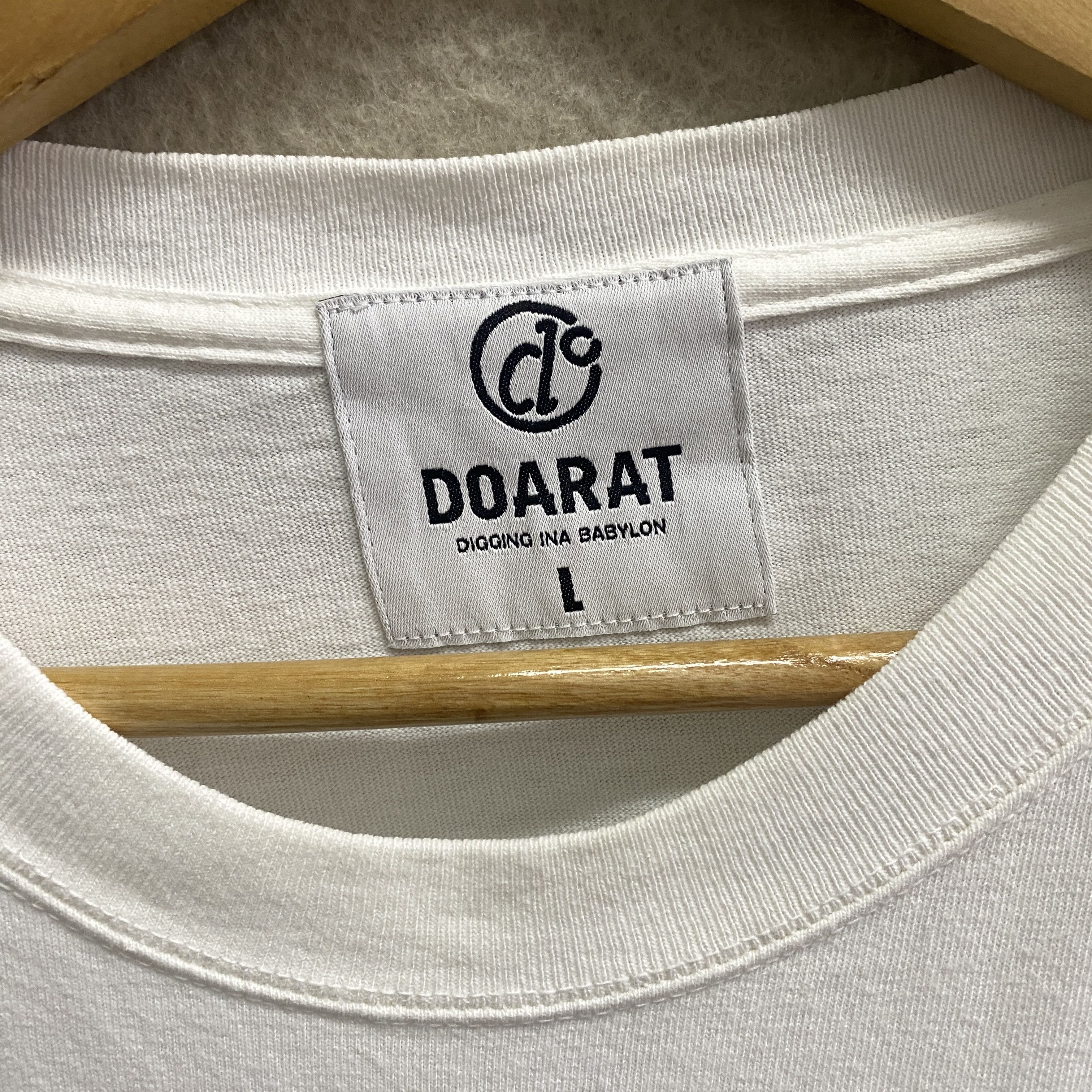 If Six Was Nine × Japanese Brand × Le Grande Bleu (L.G.B.) Doarat Baggy White Tshirt Size US L / EU 52-54 / 3 - 4 Thumbnail