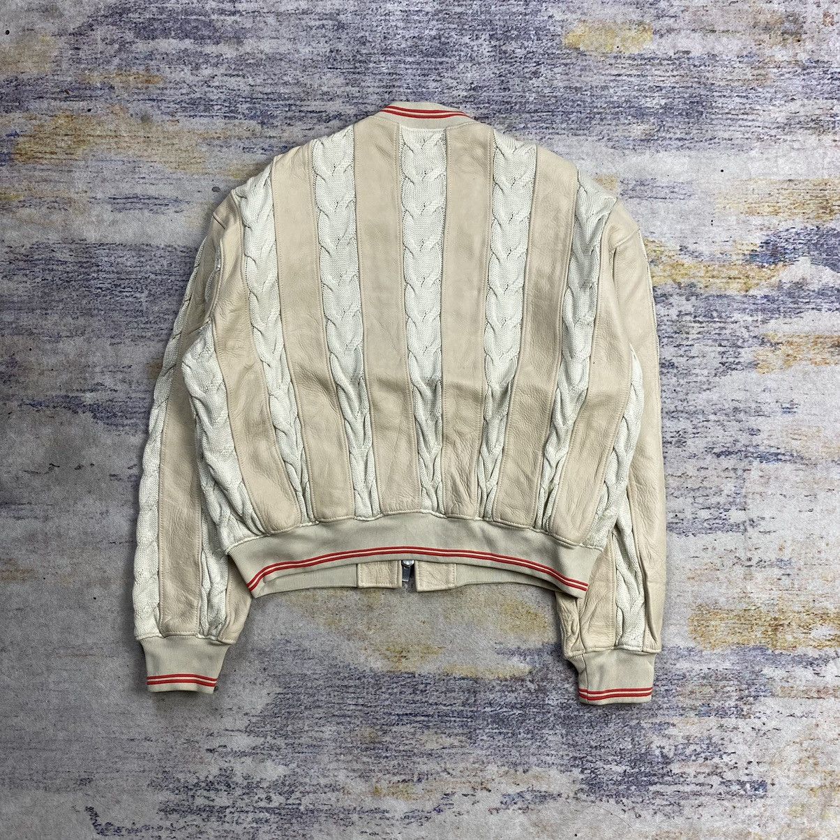 Y/Project Y/Project cable knit mix leather bomber jacket Size US M / EU 48-50 / 2 - 2 Thumbnail