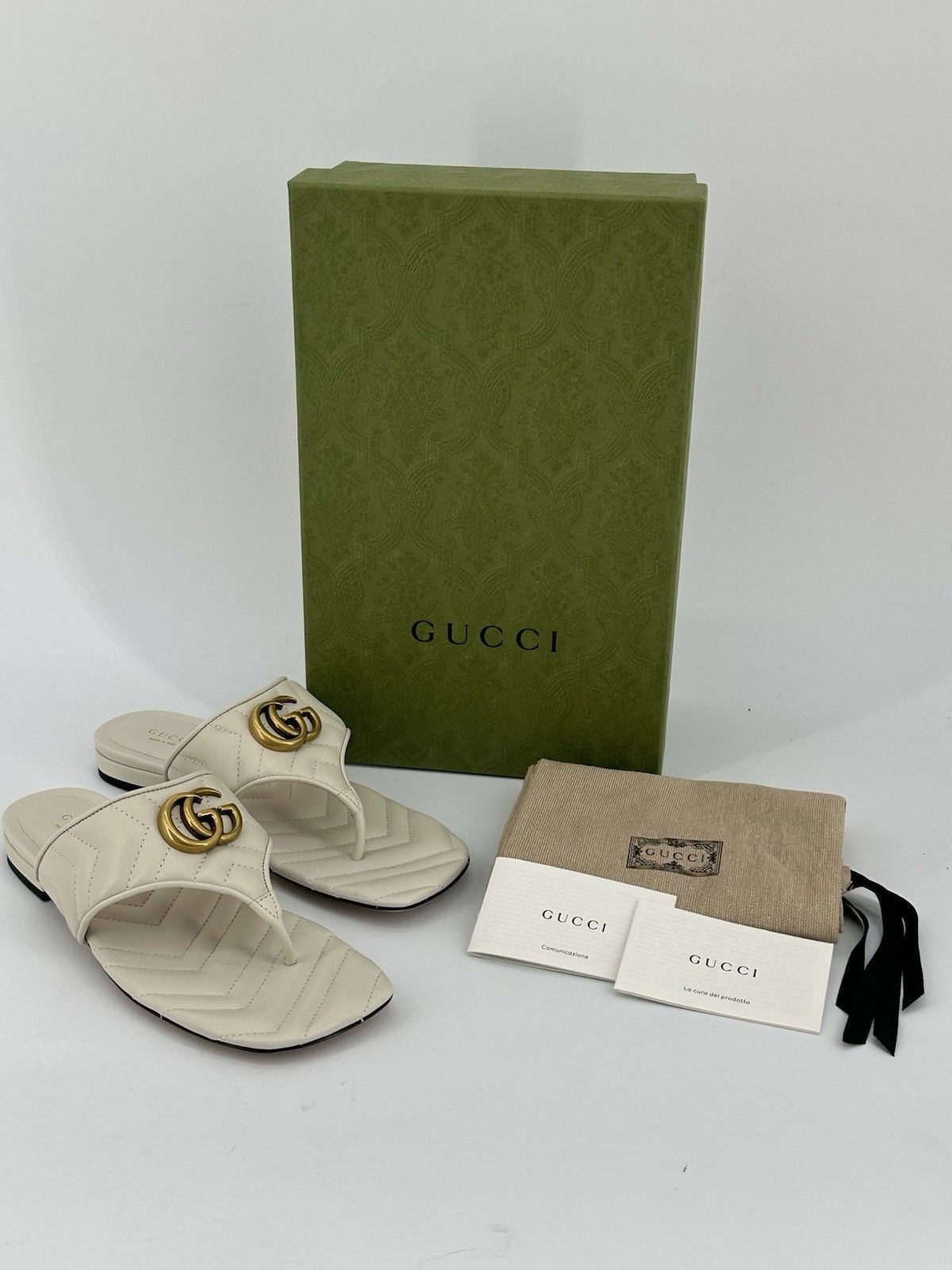 Gucci Size-IT-37,5/US-7,5 New Gucci Sanddals Woman Size US 7.5 / IT 37.5 - 2 Thumbnail