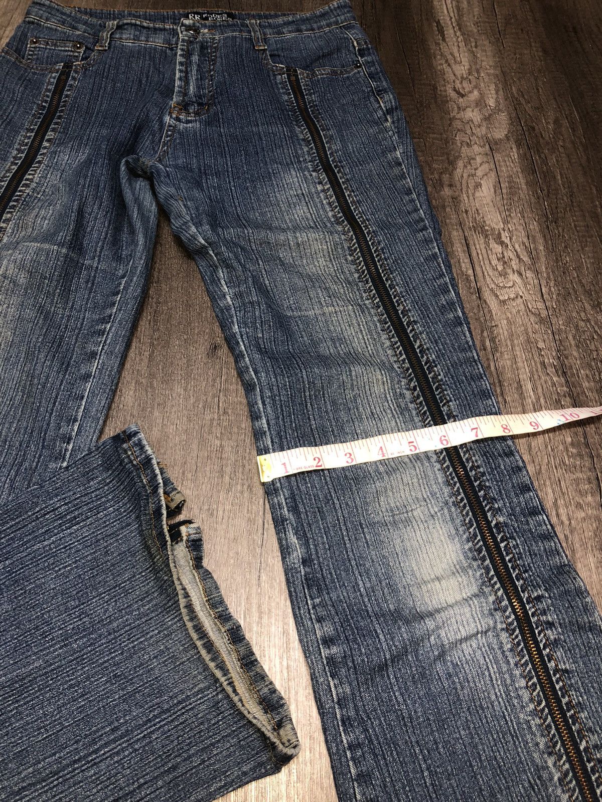 Designer × Japanese Brand Rodes Roses x Haphazard Jeans Size US 29 - 19 Thumbnail