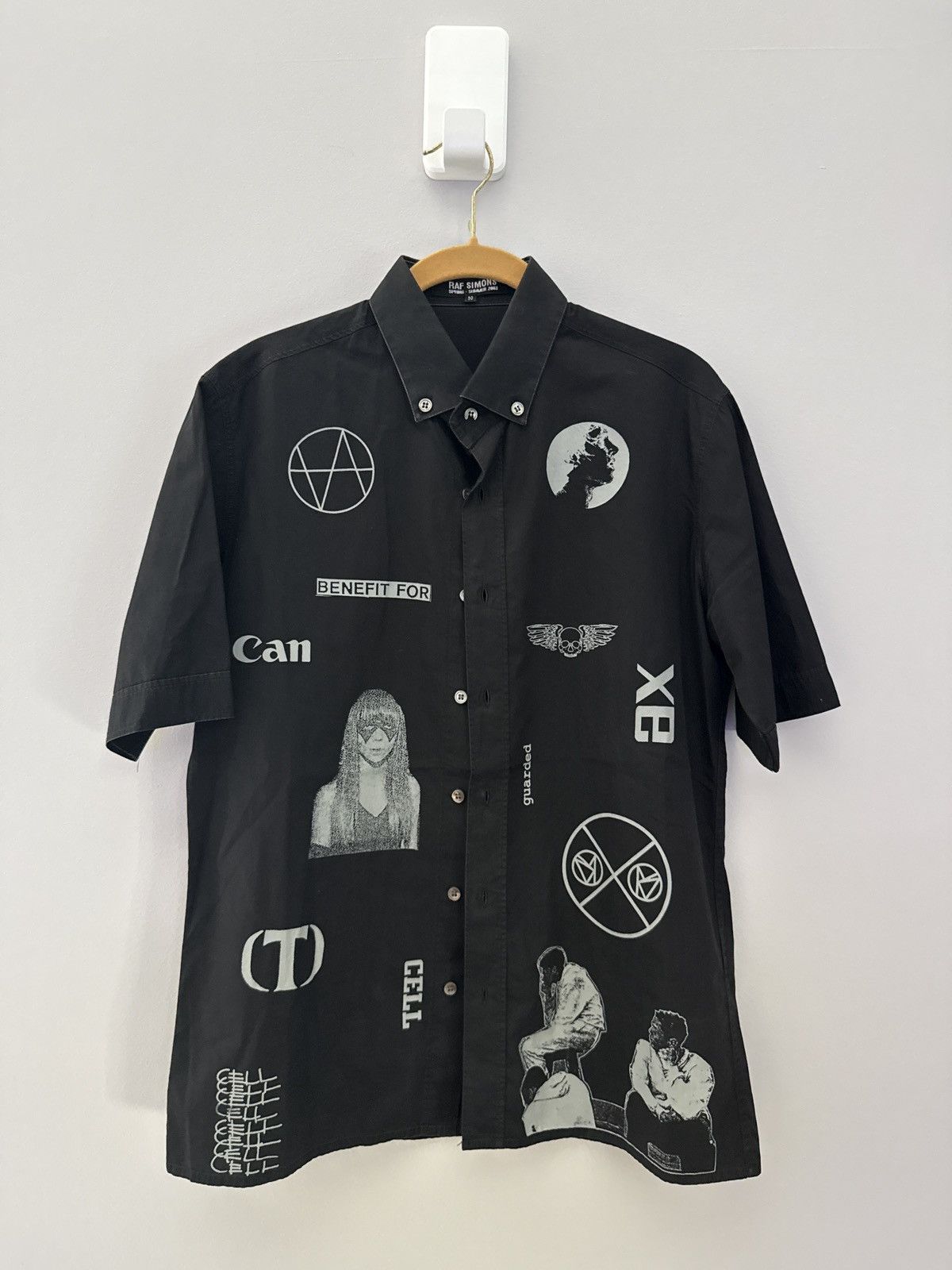 Raf Simons Raf Simons SS03 “consumed” Short Sleeve Shirt Size US M / EU 48-50 / 2 - 1 Thumbnail
