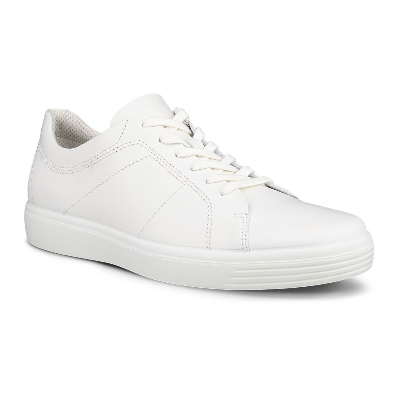 Ecco ECCO MEN'S 46 CLASSIC SNEAKER TRIPLE WHITE CASUAL STYLE Size US 12 / EU 45 - 1 Thumbnail