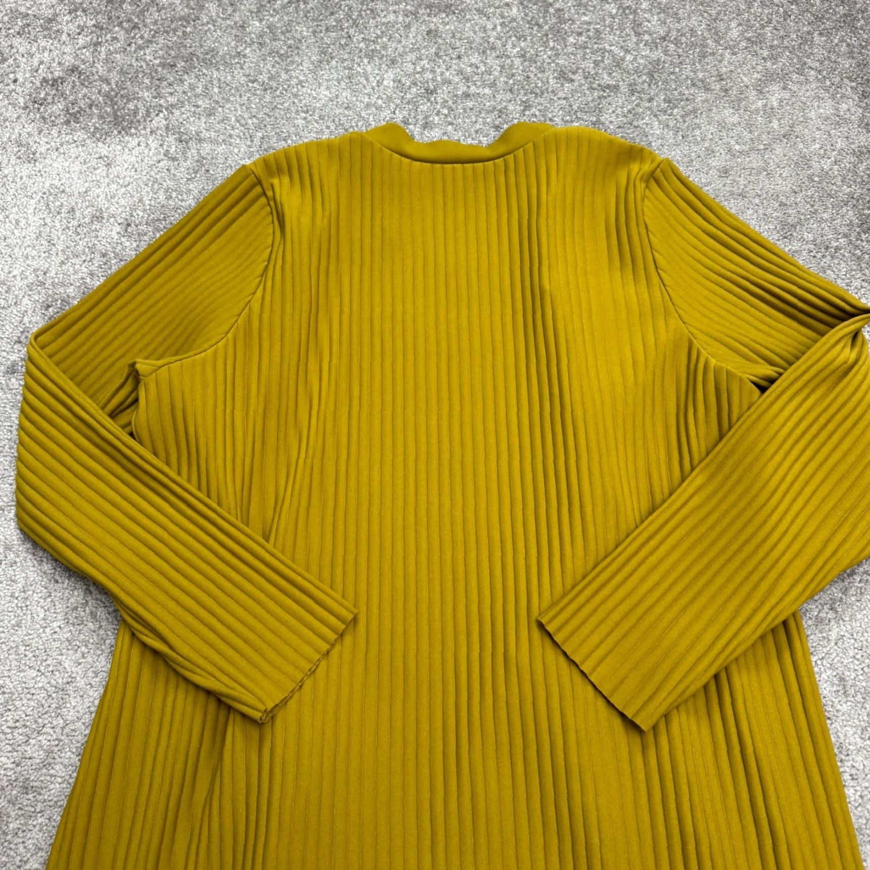 Andrew Marc Marc New York Andrew Marc Cardigan Sweater Womens XL Mustard Ribbed Open Front Size XL / US 12-14 / IT 48-50 - 3 Thumbnail