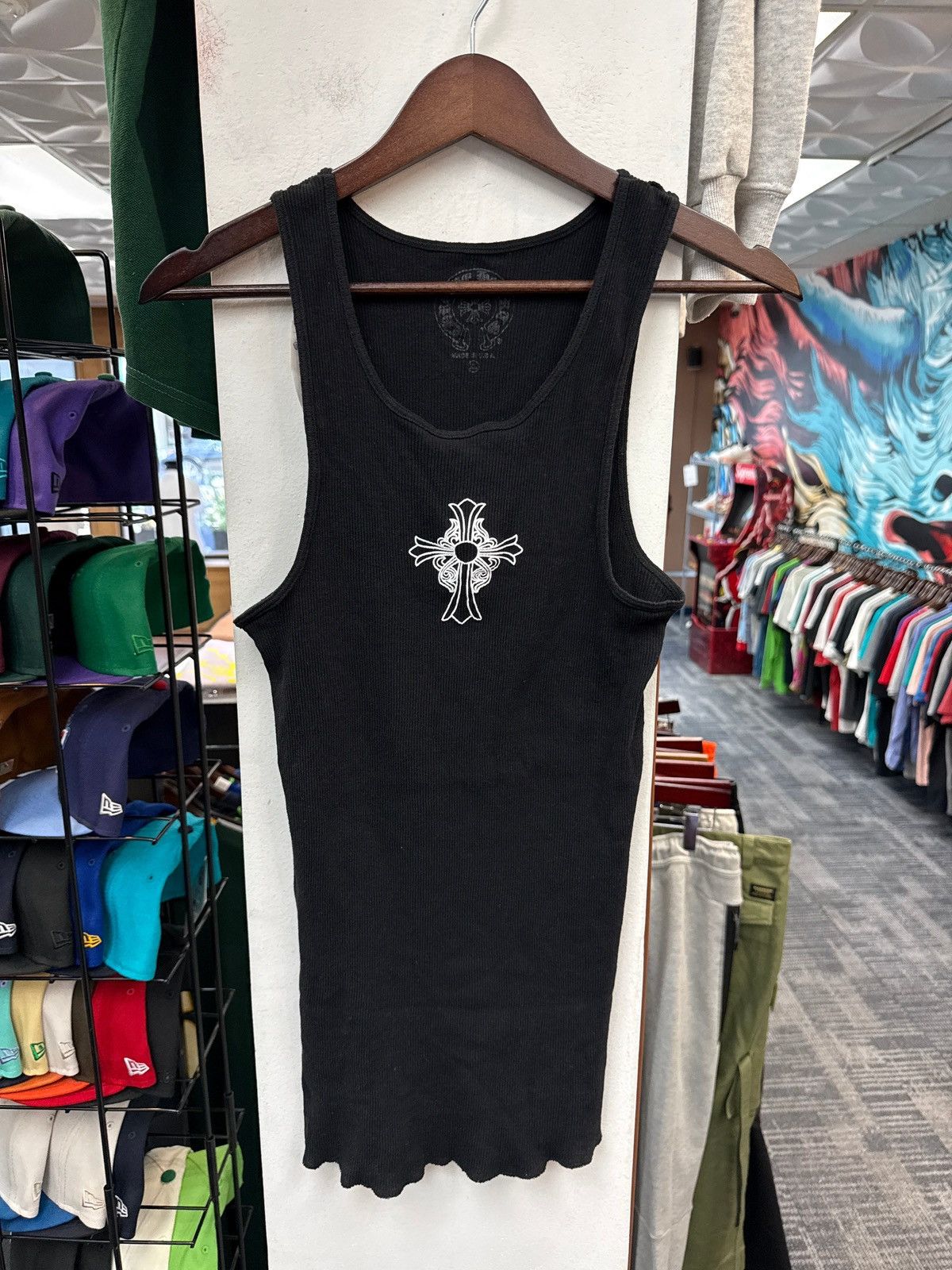 Chrome Hearts Hairy Cross Rib Tank | Grailed