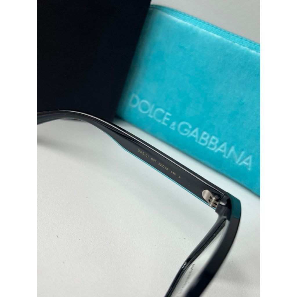 Dolce & Gabbana NEW Dolce Gabbana DG5101 Black Logo Eyeglasses Frames Size ONE SIZE - 8 Thumbnail