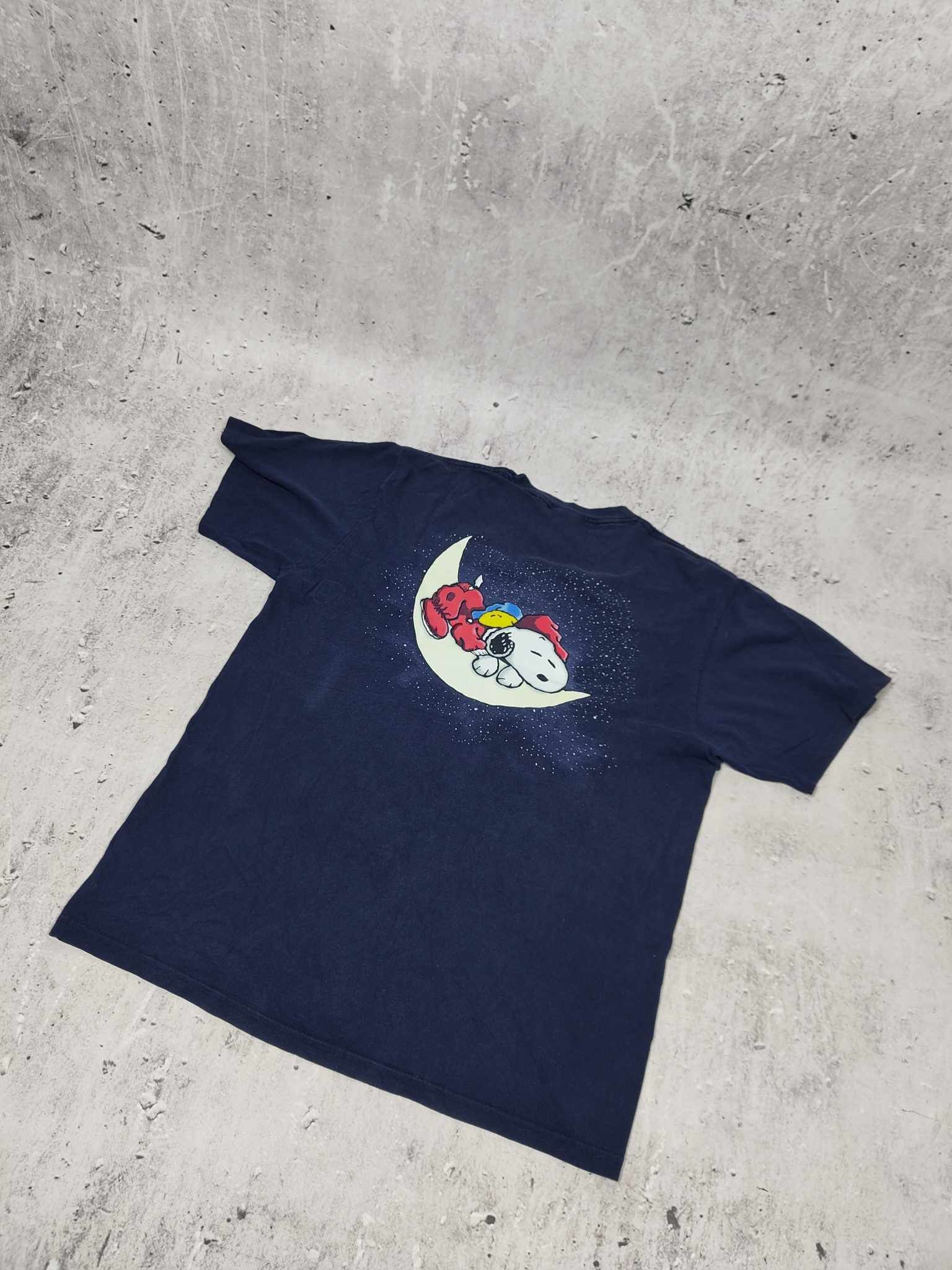 Cartoon Network × Peanuts × Vintage 90s Vintage Snoopy Peanuts Glowing In The Dark Tee retro Size US XL / EU 56 / 4 - 7 Thumbnail