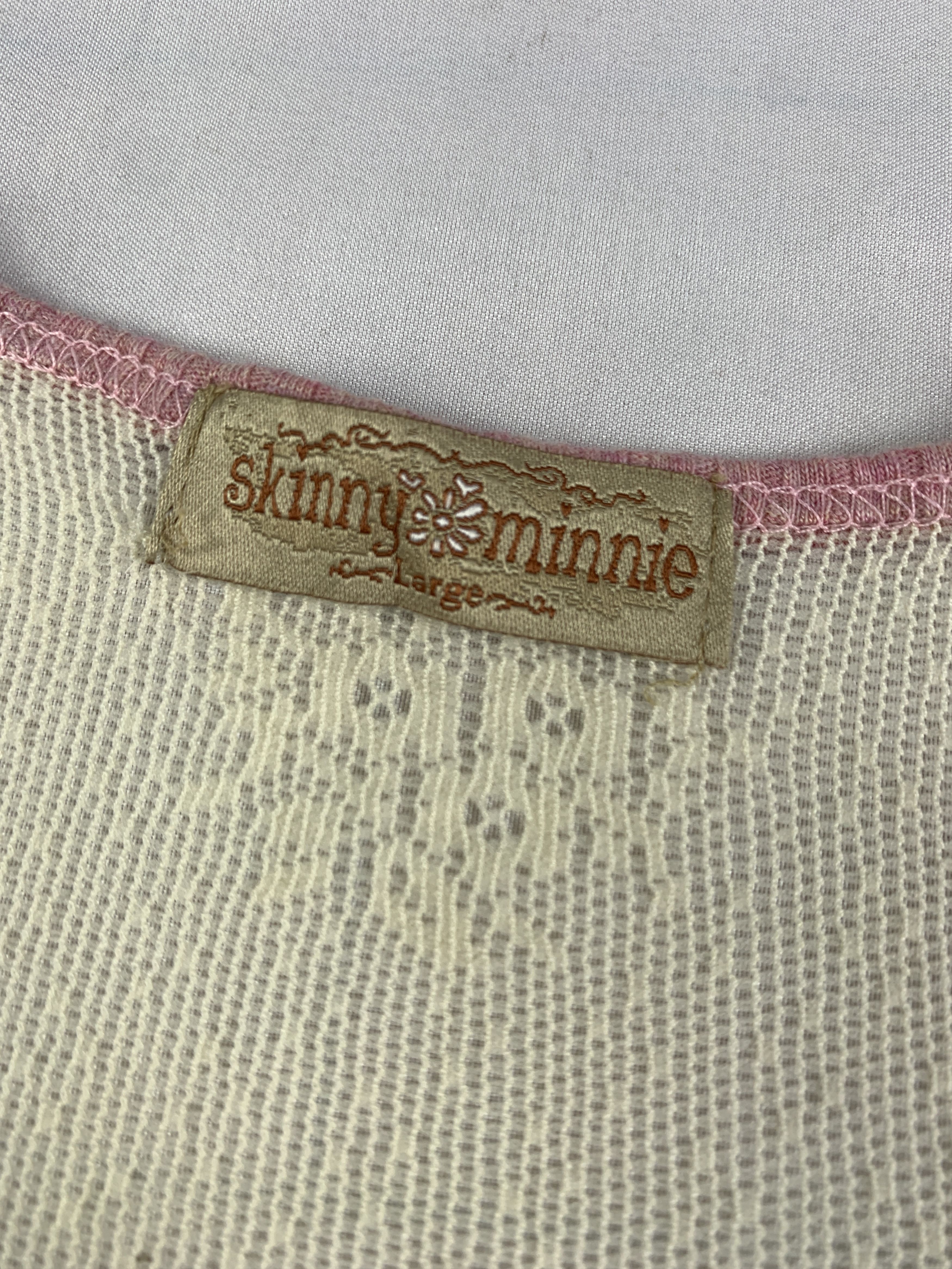 Japanese Brand 2000s Skinny Minie Floral Poem Top (M) Size M / US 6-8 / IT 42-44 - 8 Thumbnail