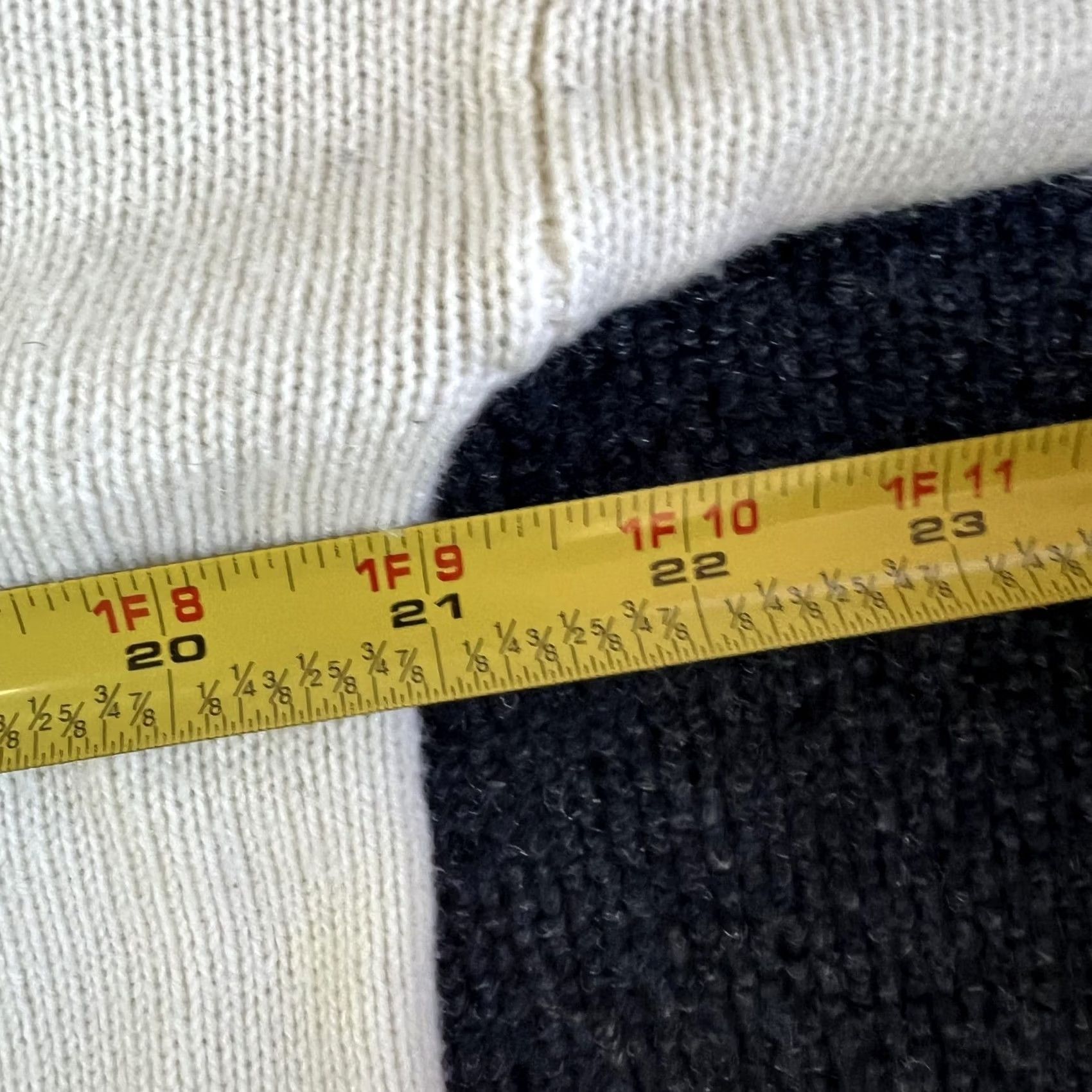Vintage VINTAGE Career Club Sweater Mens Large White Striped Knit Pockets 80s Collared Pullover Knit Shirt Size US L / EU 52-54 / 3 - 5 Thumbnail