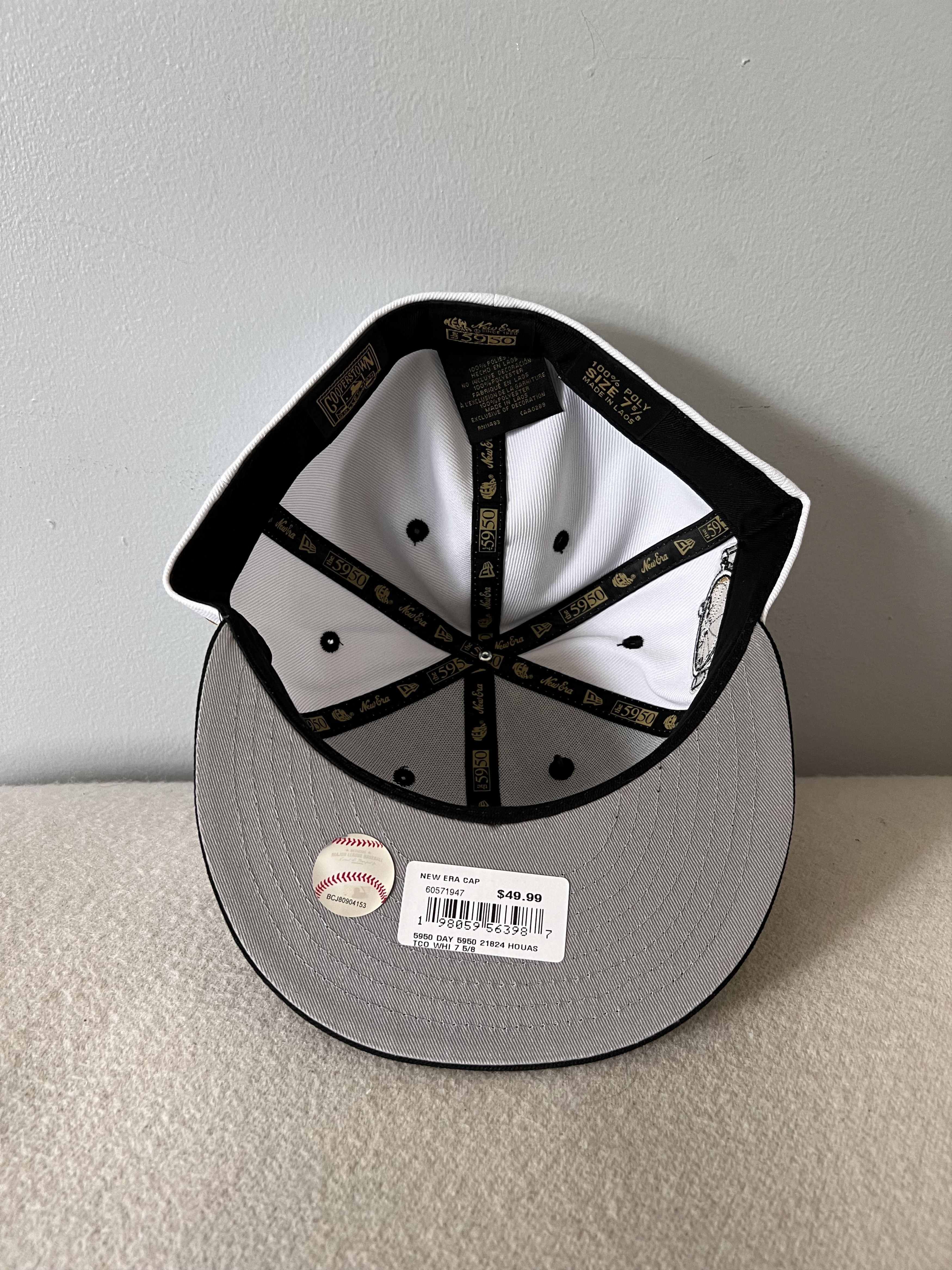 MLB 7 5/8 New Era 5950 Day Houston Astros Astrodome Fitted Hat Size ONE SIZE - 5 Thumbnail