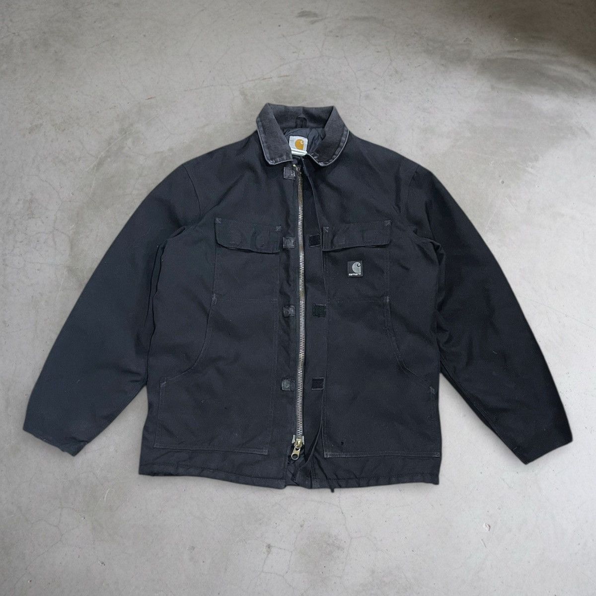 Carhartt vintage Black Carhatt jacket WIP Detroit style winter coat Size US M / EU 48-50 / 2 - 2 Thumbnail