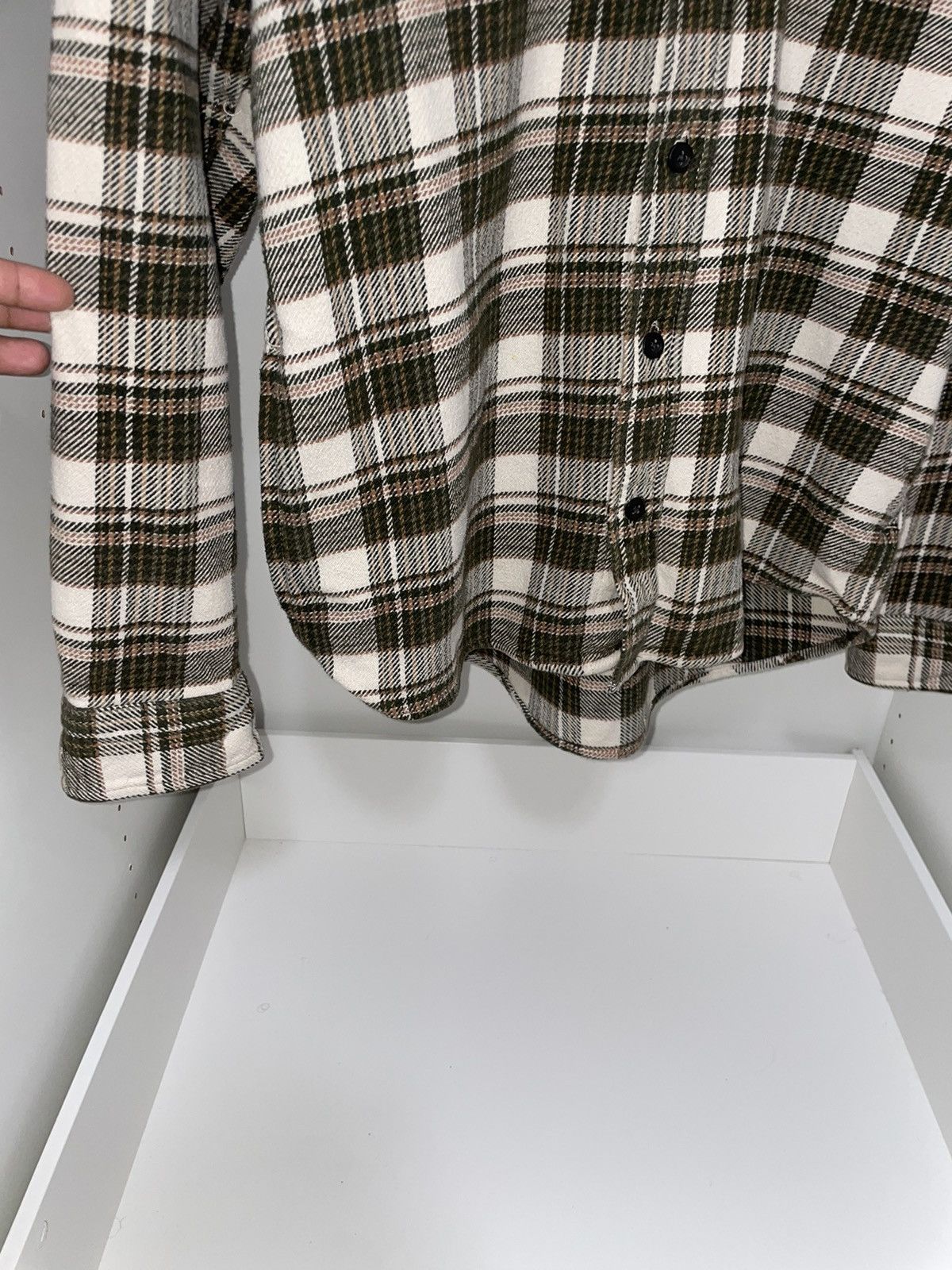 Orvis × Vintage Orvi’s Flannel (Orange/green/tan) Size US L / EU 52-54 / 3 - 7 Thumbnail