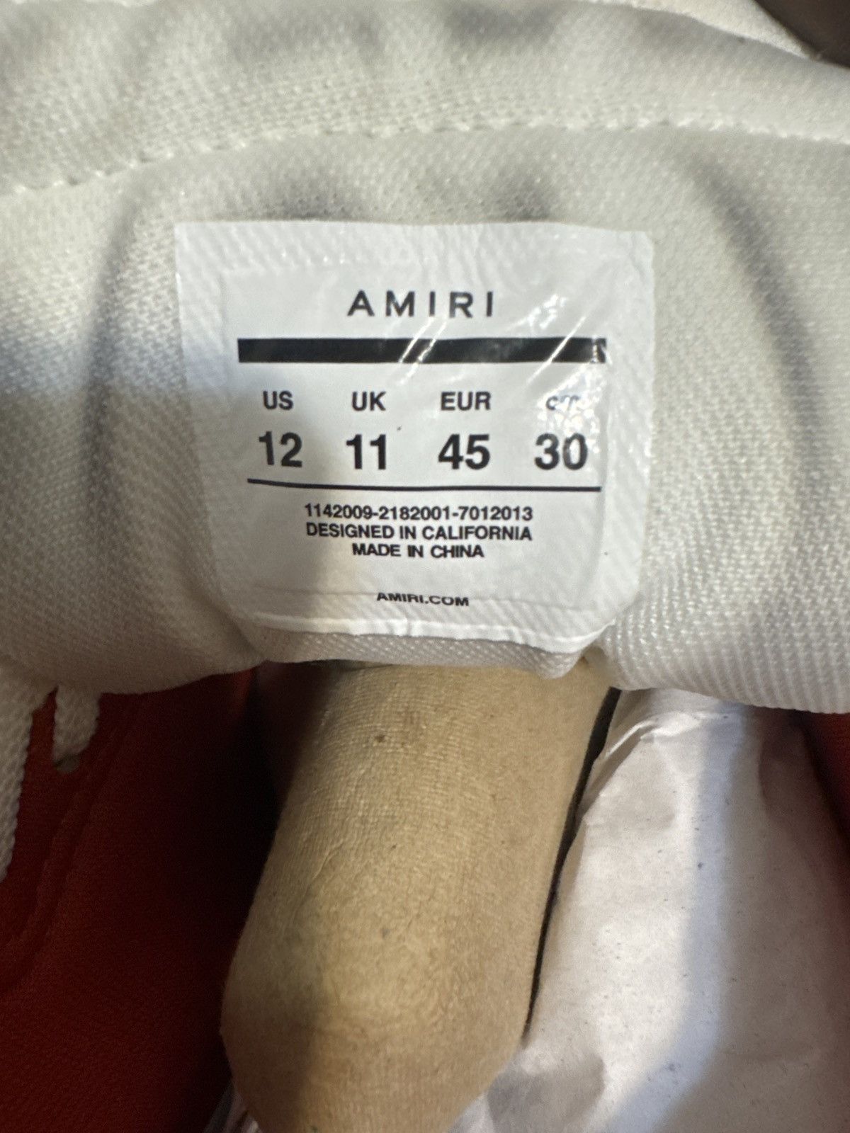 Amiri Amiri Skel Top High-Top Sneakers Size US 12 / EU 45 - 7 Thumbnail