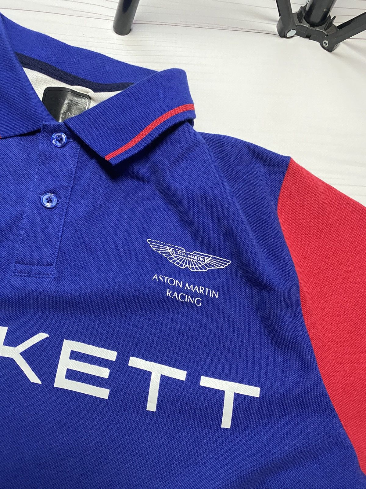 Hackett Hackett Aston Martin Formula Uno Racing polo t shirt Size US L / EU 52-54 / 3 - 17 Thumbnail