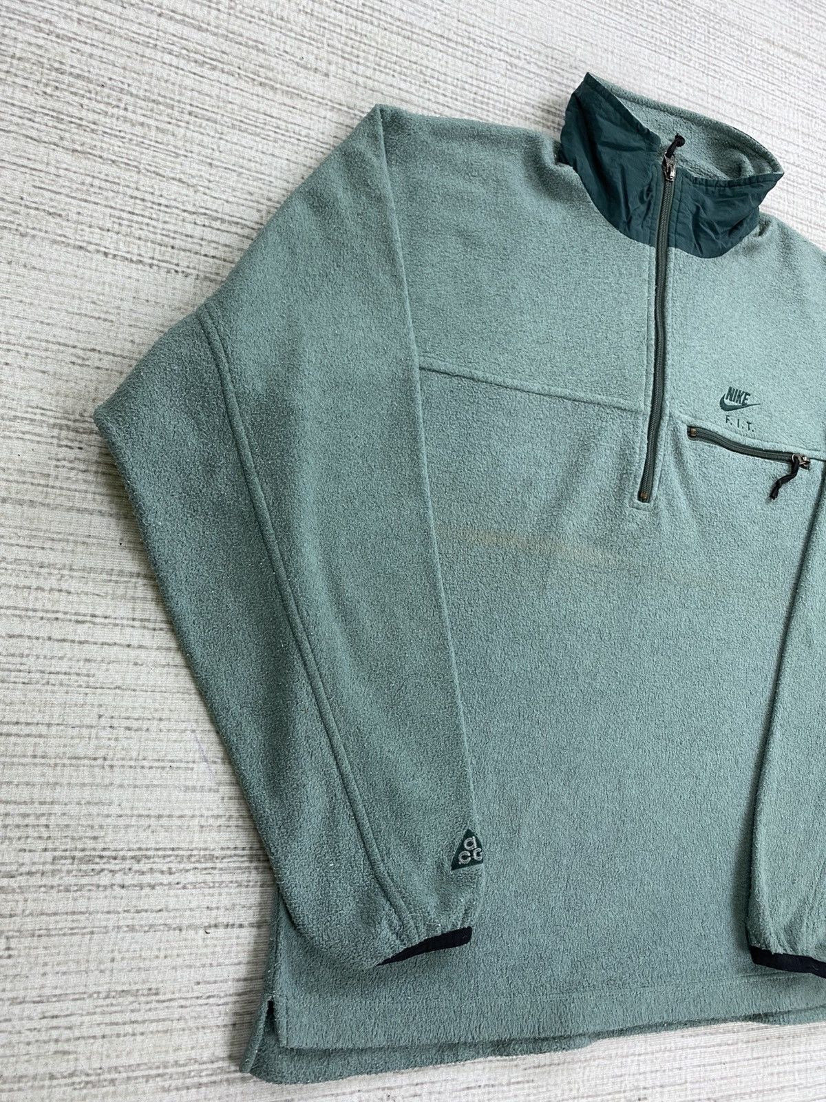 Nike ACG Vintage Japanese Brand Nike Fit Halfzipper Style Size US L / EU 52-54 / 3 - 3 Thumbnail