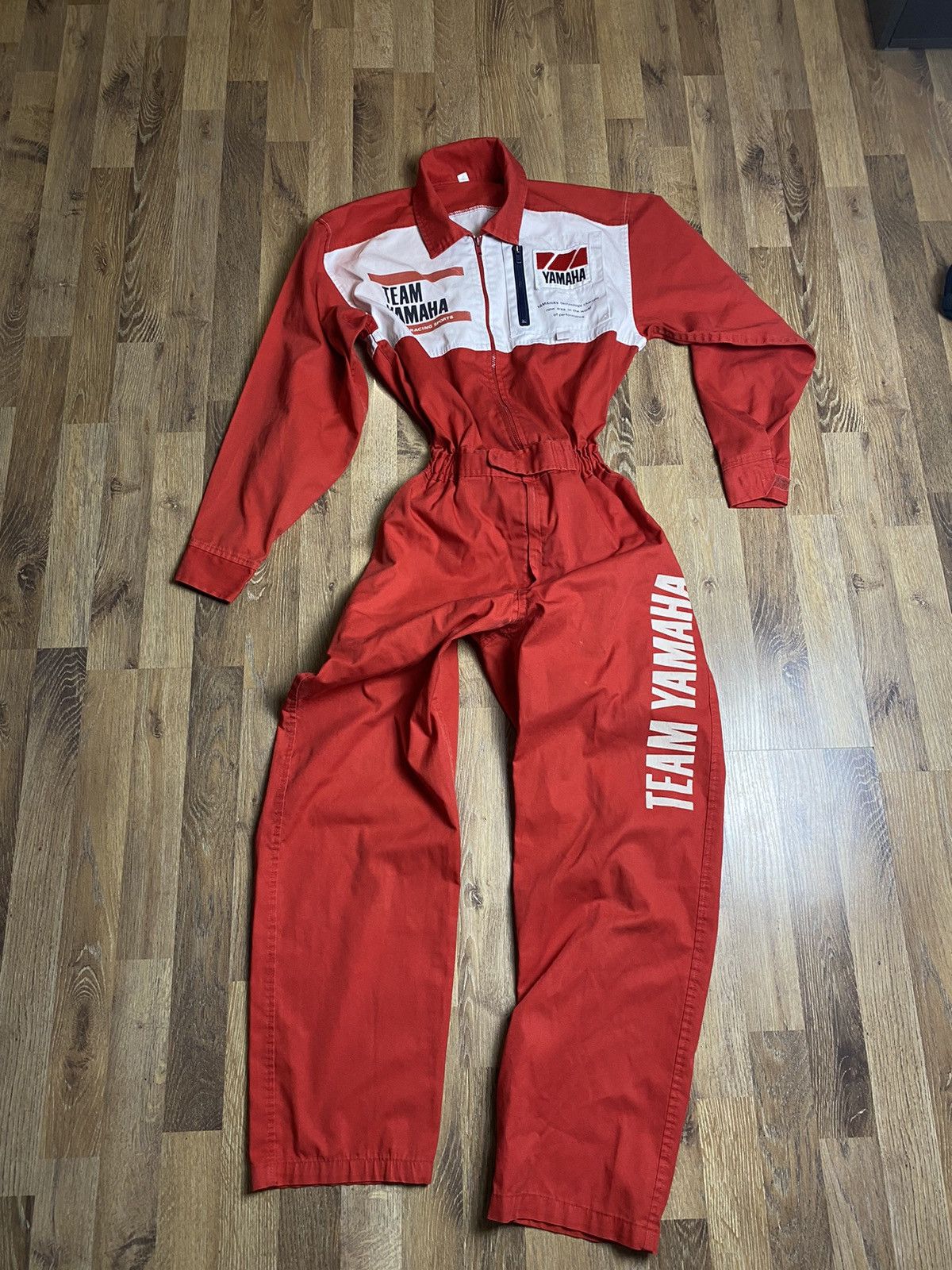image of Racing x Vintage Team Yamaha Overall & Jumpsuits Japan Made in Red, Men's (Size Small)