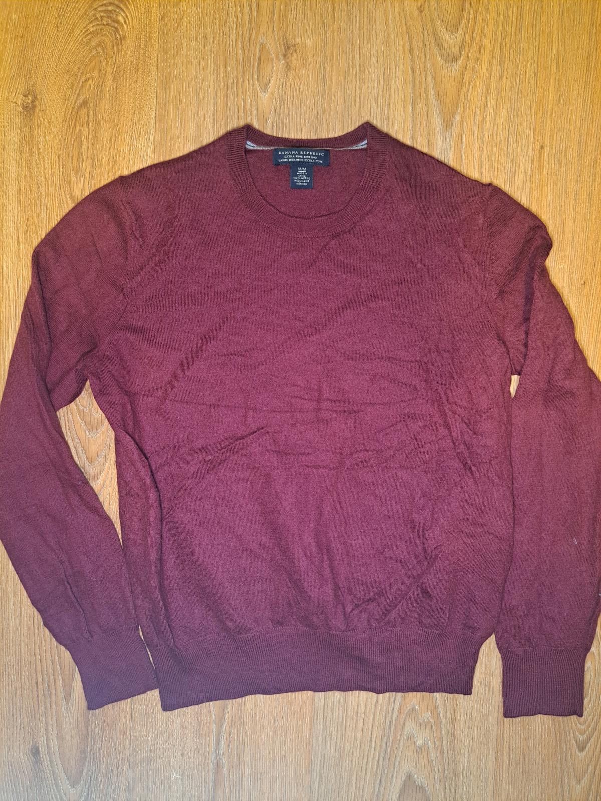 Banana Republic Banana Republican Sweater Womens Medium Red Fine Merino Wool Size M / US 6-8 / IT 42-44 - 1 Thumbnail