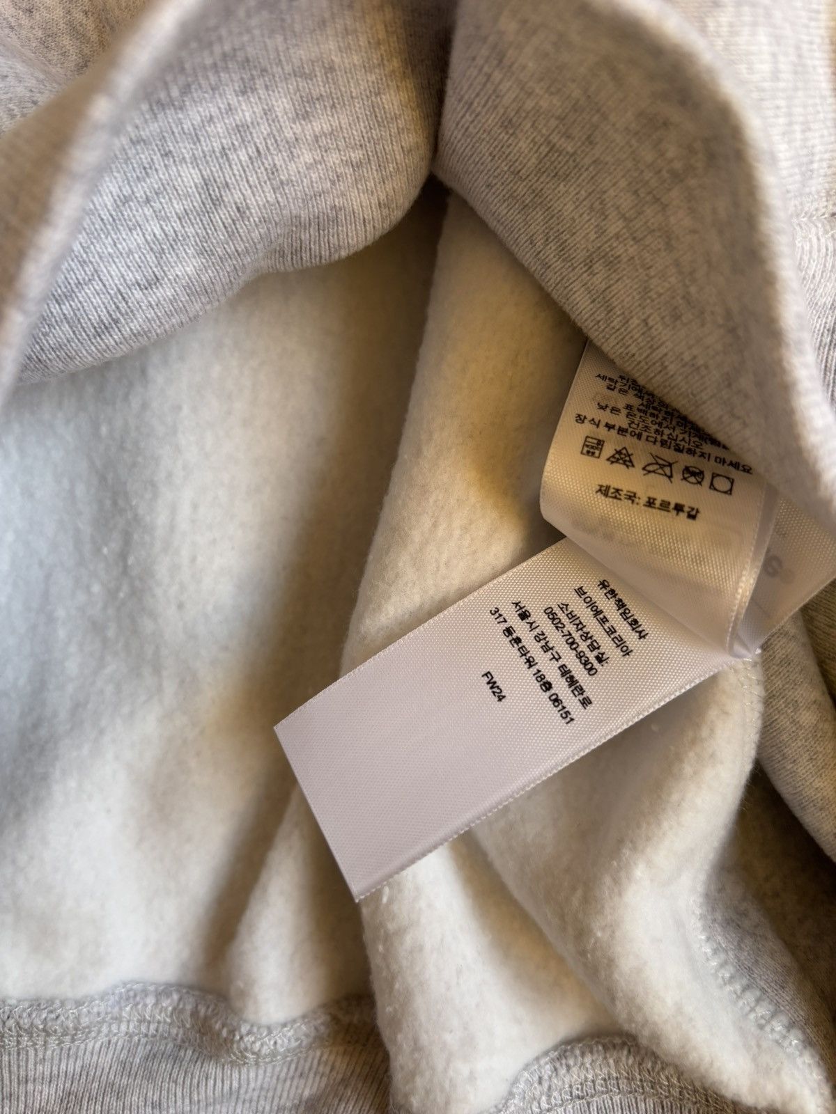 Supreme Supreme Grey Collegiate Sleeve Hoodie Size US L / EU 52-54 / 3 - 9 Thumbnail