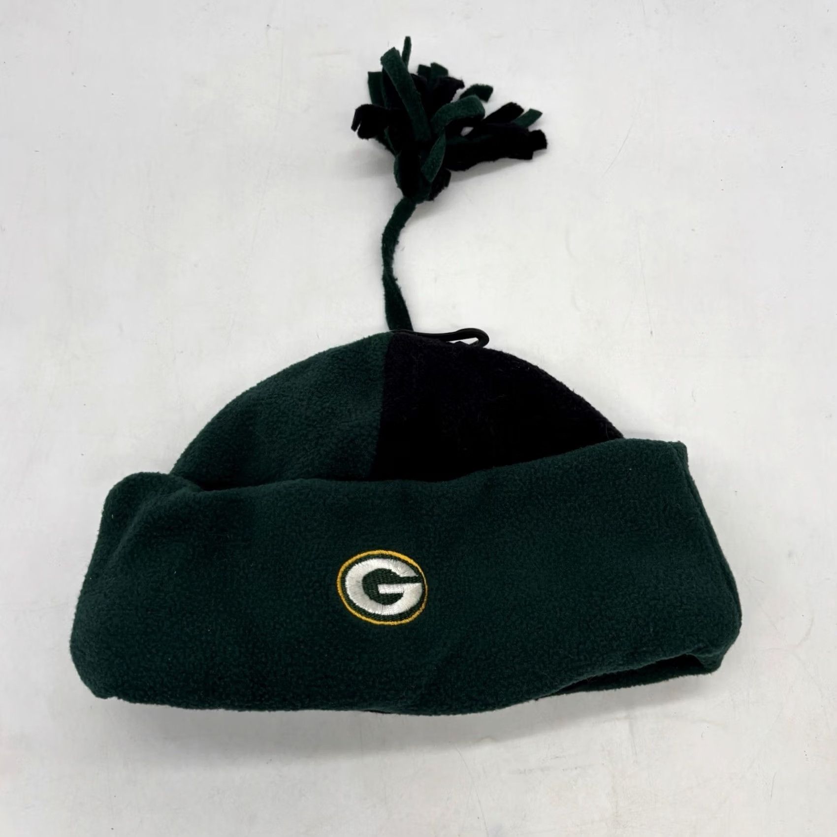New Era New Era Green Bay Packers Beanie Pom Pom Uncuffed OSFA One Size Official Knit Cap NWOT Beanie Mens Knit Green 80s? Size ONE SIZE - 2 Thumbnail