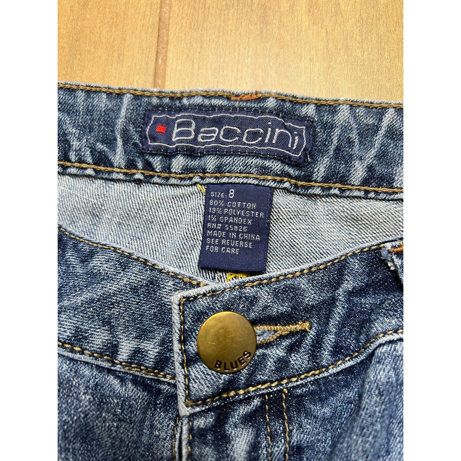 Vintage Vintage BACCINI Women's Sz 8 Mid Rise Flared Y2K western Size 30" / US 8 / IT 44 - 4 Thumbnail