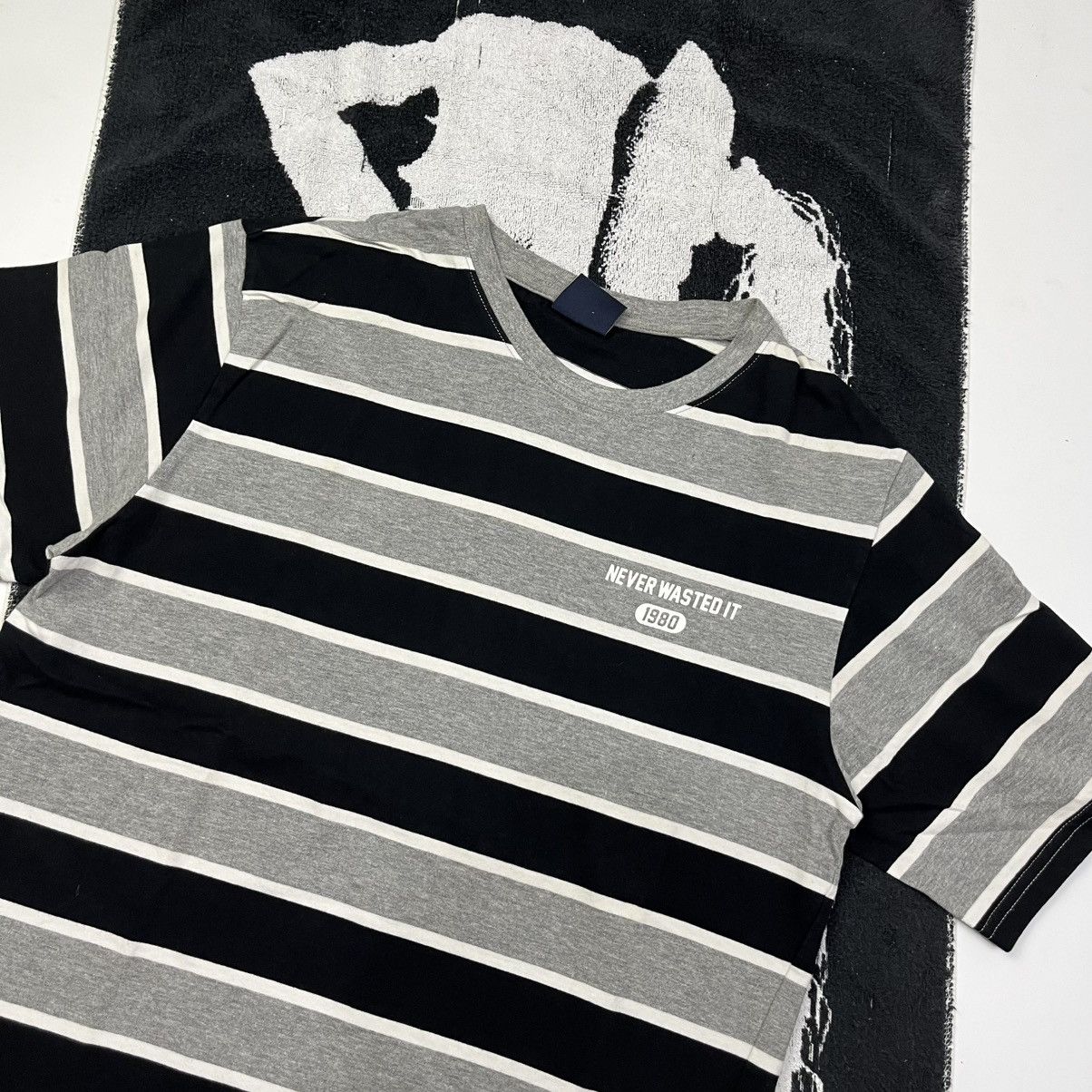 14th Addiction × Hysteric Glamour NEED GONE❤️‍🔥1980s Vintage Spao stripe tee Size US XL / EU 56 / 4 - 2 Thumbnail