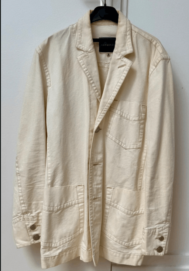 Jacket Suit Blazer Coat Formal Beige EX0133
