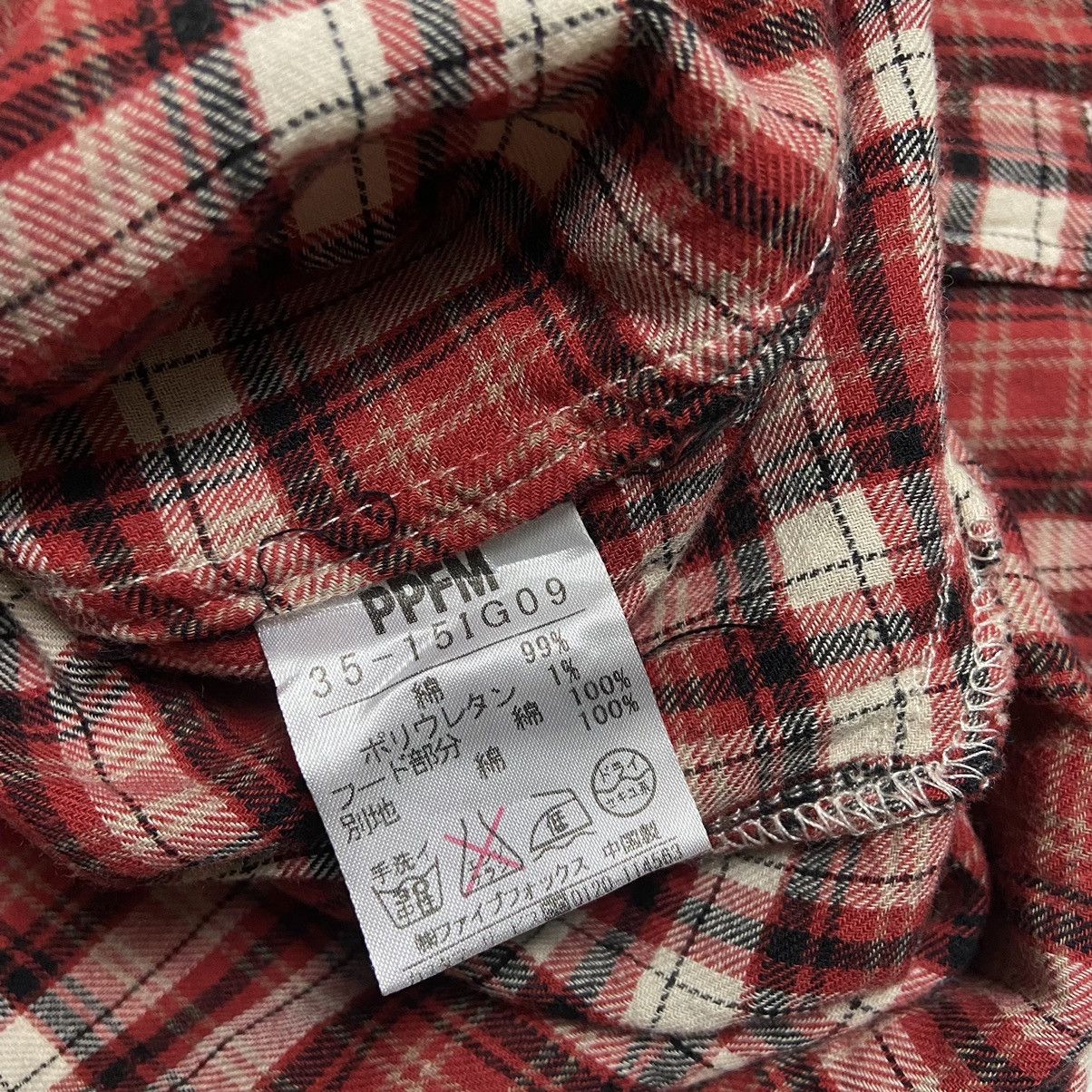 PPFM PPFM Plaid Shirt Hoodie Hybrid Flannel Size US M / EU 48-50 / 2 - 7 Thumbnail