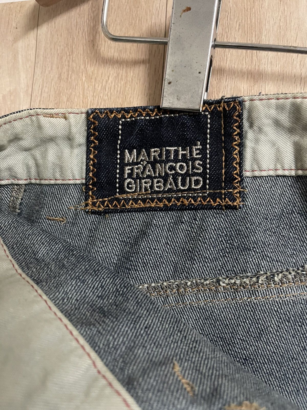 Marithe + Francois Girbaud Marithe + Francois Girbaud Biker Denim W33 L43.5 Rare Punk Size US 33 - 9 Thumbnail