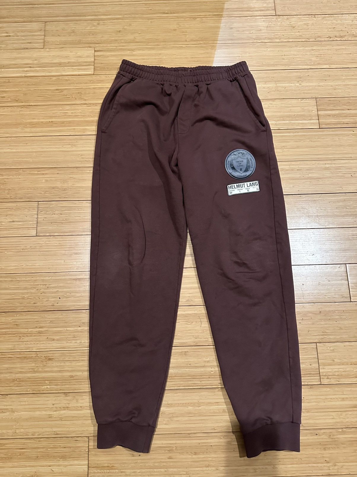 Helmut Lang Helmut Lang Societas Joggers Chocolate Size M Size US 32 / EU 48 - 14 Thumbnail