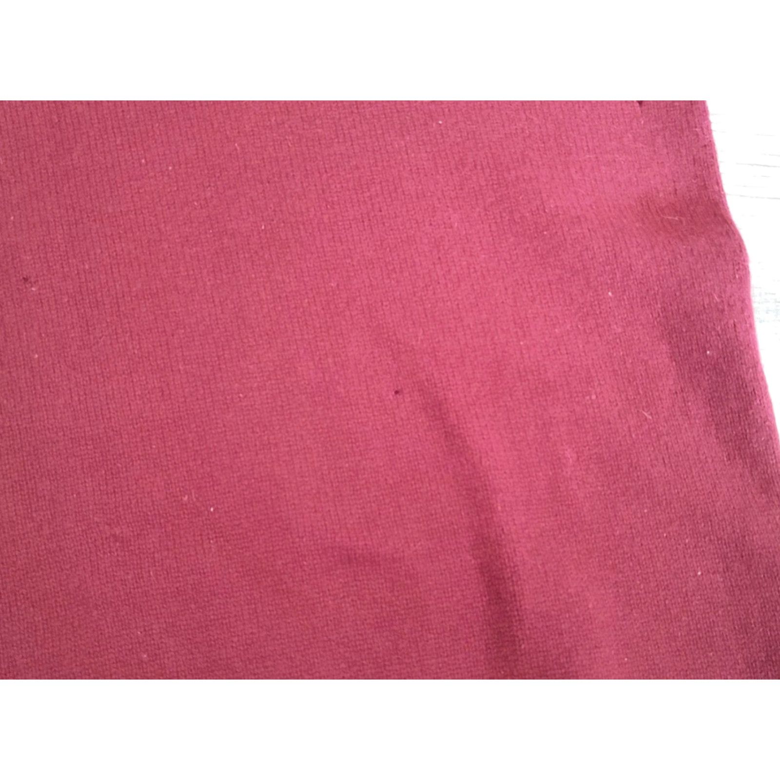 Vintage Vintage Desmond's 1960s Cashmere V-Neck Sweater Vest Mens Medium Burgundy All Seasons Size US M / EU 48-50 / 2 - 6 Thumbnail