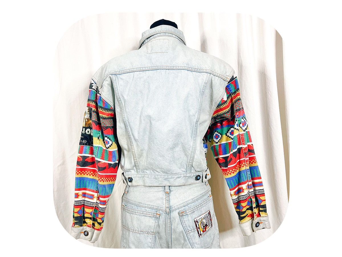 Other VTG 80s Jou Jou Navajo Printed Jacket + Pants Denim Tuxedo 9 Size 31" - 7 Thumbnail