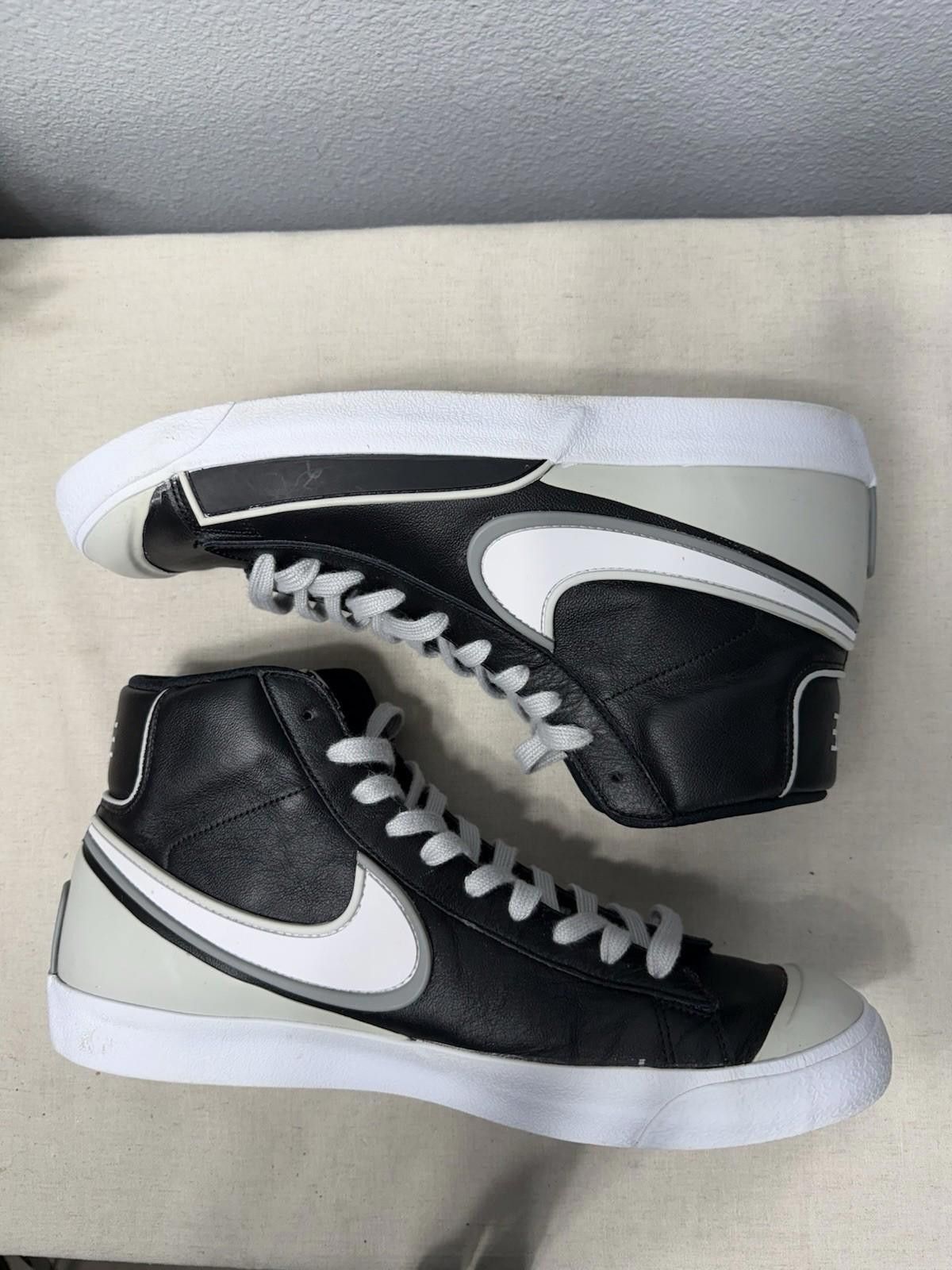 Nike Nike Blazer Mid '77 Infinite Black White Sneakers Men's Sz13 Size US 13 / EU 46 - 8 Thumbnail