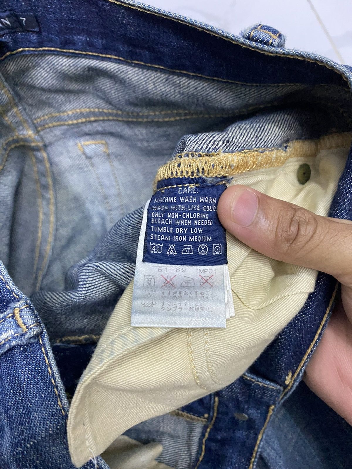 Polo Ralph Lauren 🔥RALPH LAUREN DISTRESSED DENIM JEANS SKINNY JEANS Size 28" / US 6 / IT 42 - 9 Thumbnail