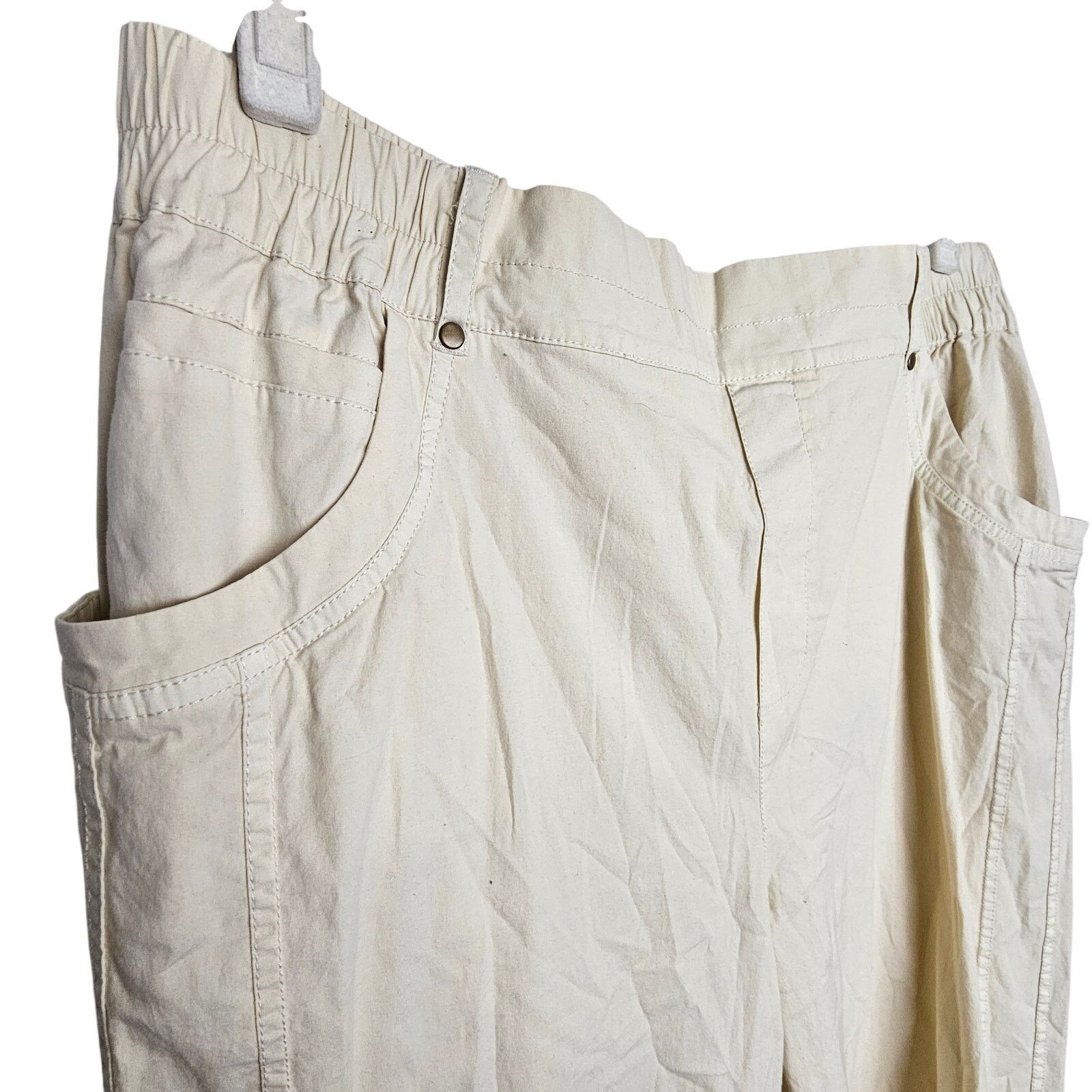 Soft Surroundings Soft Surroundings Everything Under The Sun Capri Cargo Pants Size 36" / US 14 / IT 50 - 5 Thumbnail