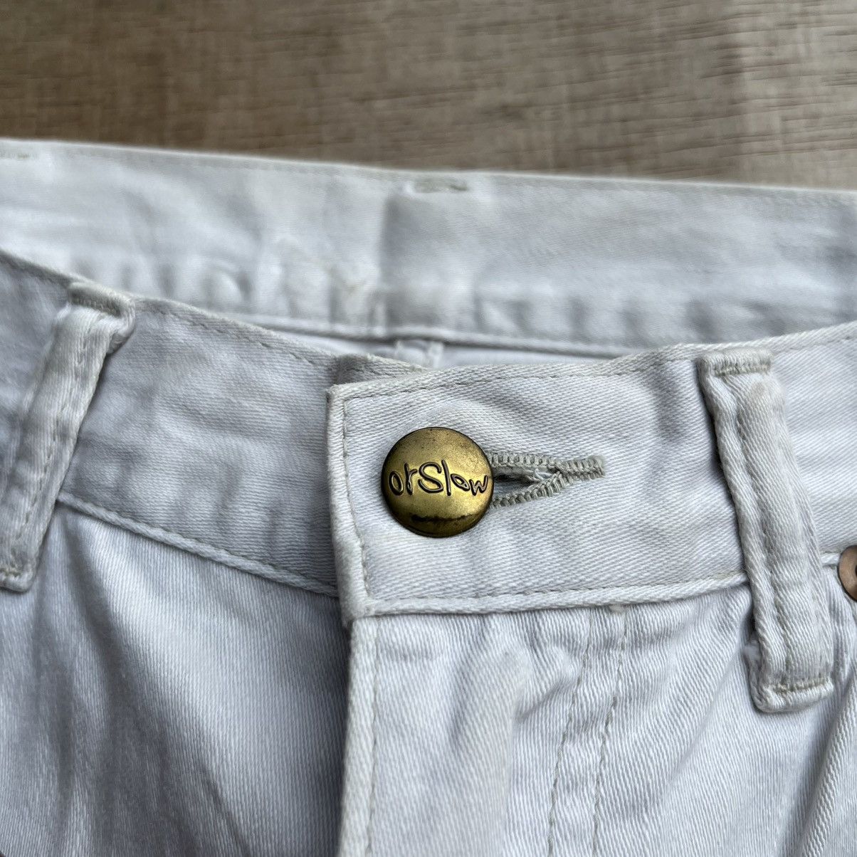 Japanese Brand × Junya Watanabe × Orslow ORSLOW BROKEN WHITE DENIM VINTAGE 00s Size US 30 / EU 46 - 2 Thumbnail