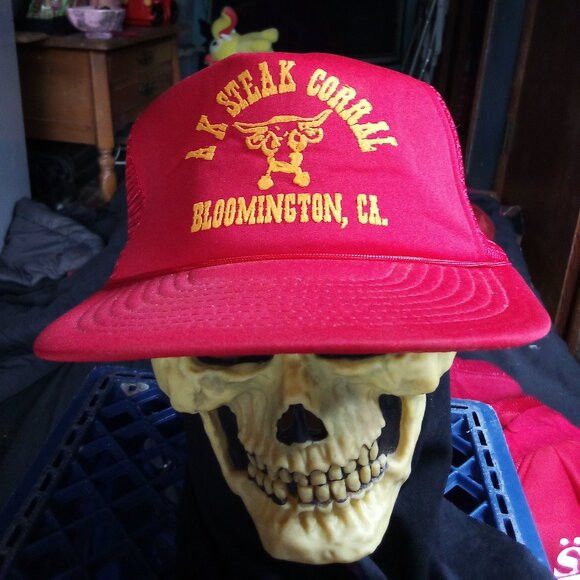 Other Deadstock Vintage AK Steak Corral Rope Snap Trucker Hat Cap Size ONE SIZE - 1 Thumbnail