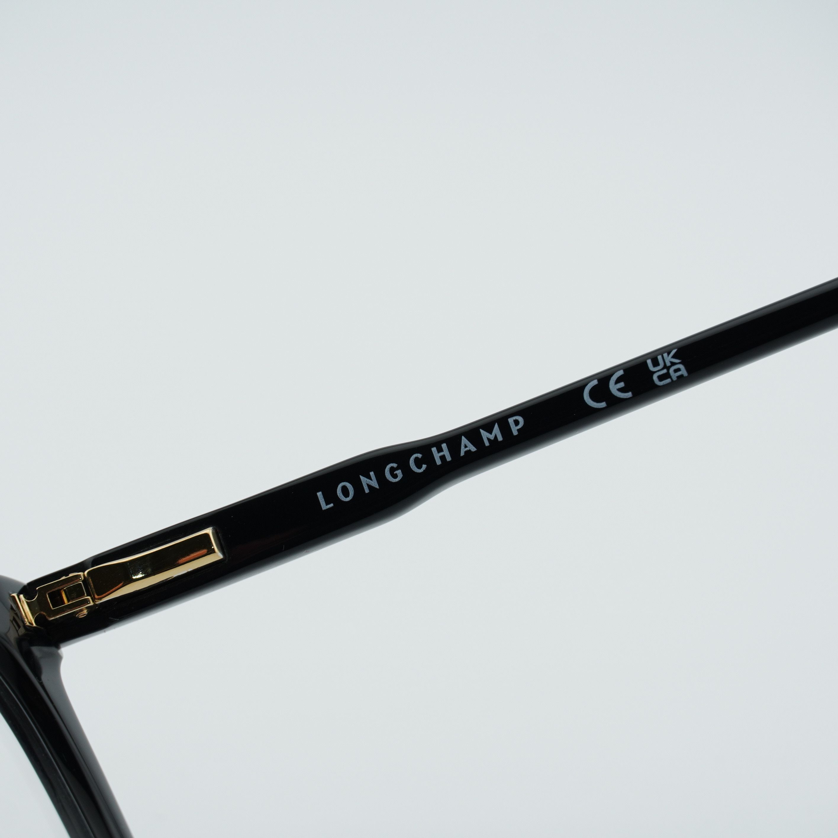 Longchamp Longchamp LO2717 001 Eyeglasses Black 53mm Cat Eye Frame Size ONE SIZE - 3 Thumbnail