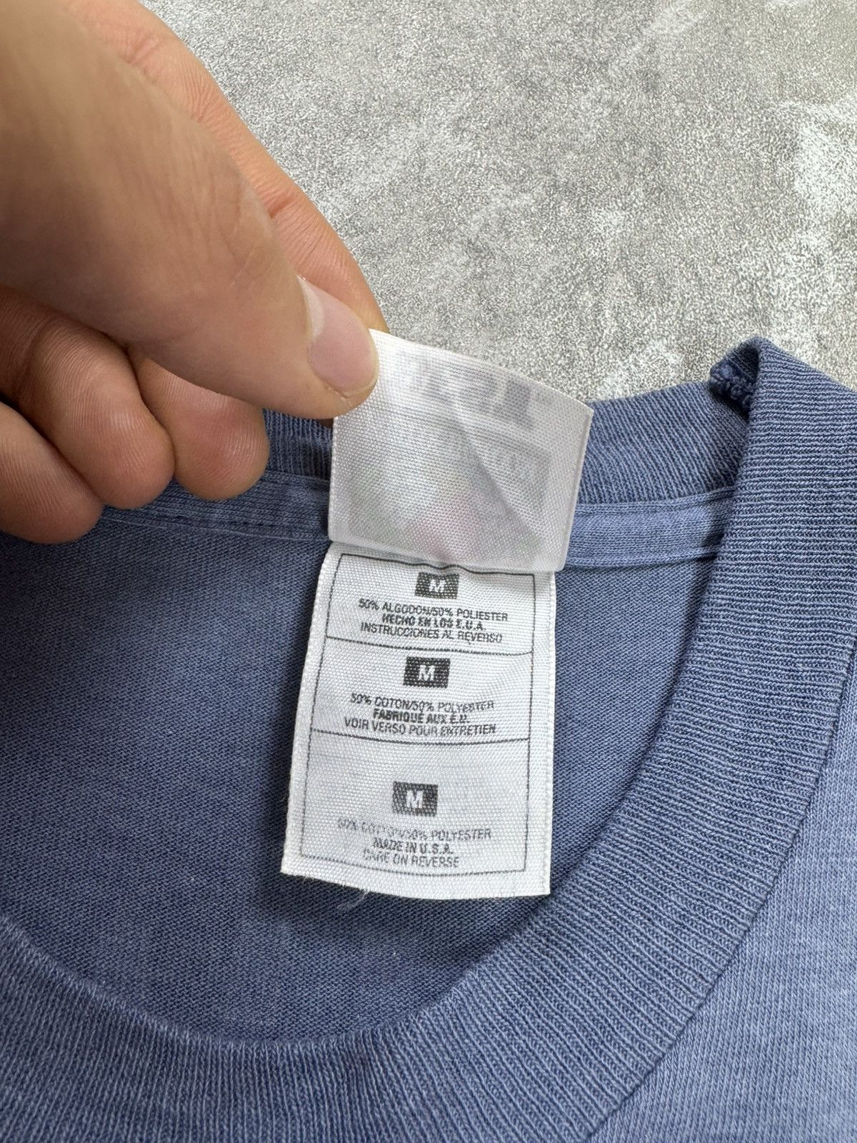 Fruit Of The Loom Fruit Of The Loom tee Vintage Kenyan Navy KNS SHUPAVU P 3131 Size US M / EU 48-50 / 2 - 8 Thumbnail