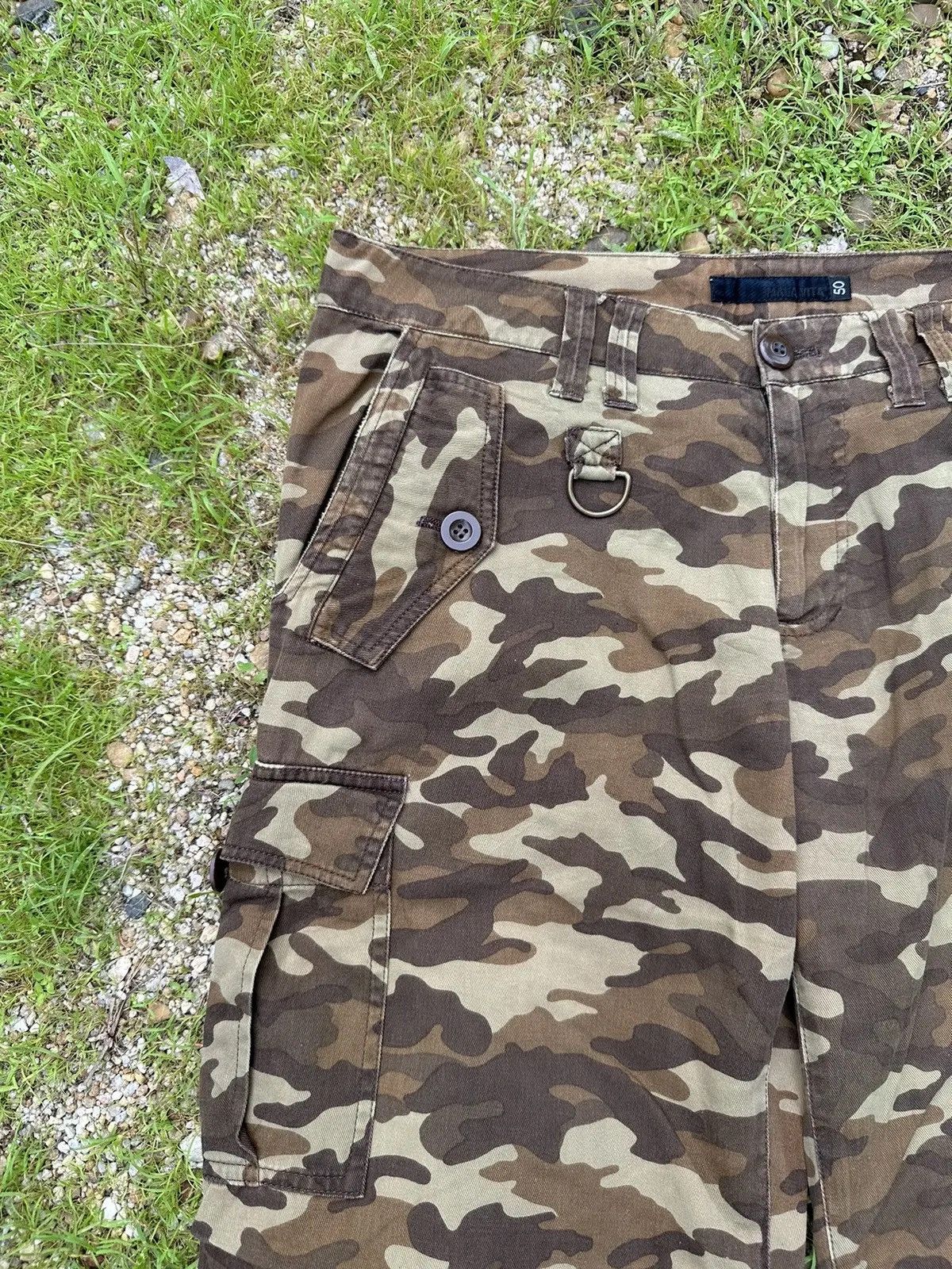 Japanese Brand MALA VITA JAPAN CAMOUFLAGE UTILITY CARGO TACTICAL PANTS Size US 34 / EU 50 - 3 Thumbnail