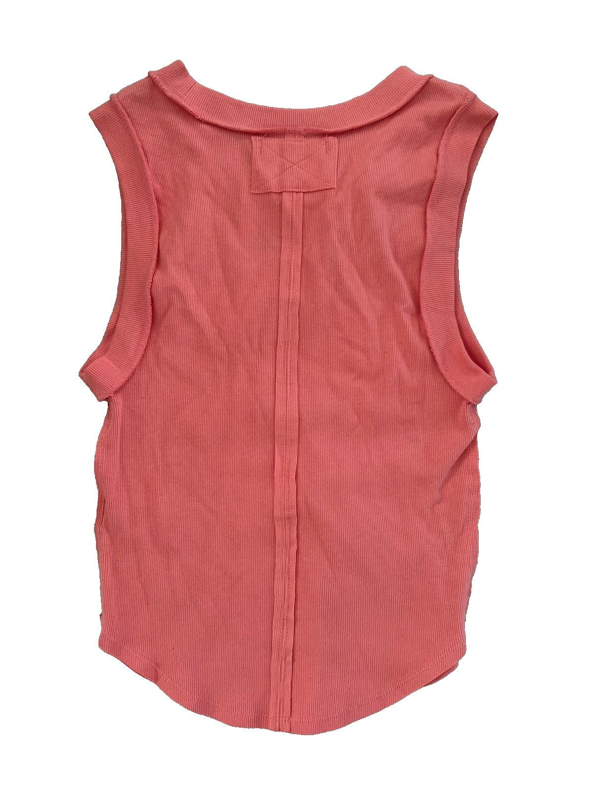Free People We The Free People Kate Rib Tank Coral ( L ) Size L / US 10 / IT 46 - 5 Thumbnail