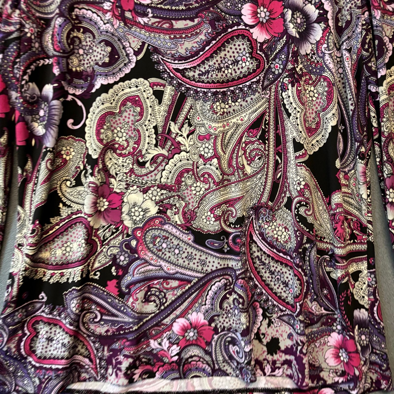 Other QVC Susan Graver Blouse Mock Turtleneck Neck Peek a Boo Size S / US 4 / IT 40 - 9 Thumbnail