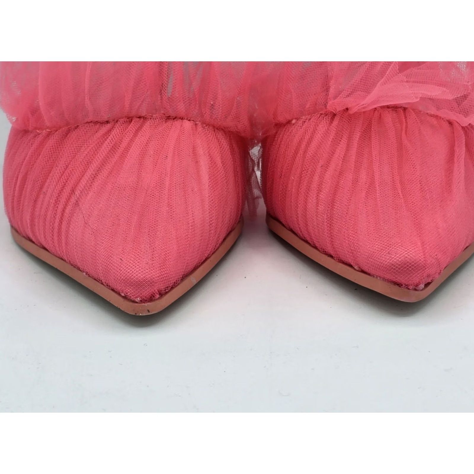 Vintage Circus NY by Sam Edelman Michelle Heeled Pumps Pointed Toe 7.5 M Punk Pink Sandal Women Slide Punk Pink 7.5 Mens Womens Girls Boys Size US 8 / IT 38 - 2 Thumbnail