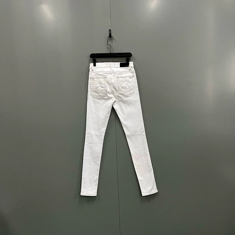Amiri Amiri white hole slim fit long pants Size US 30 / EU 46 - 3 Thumbnail