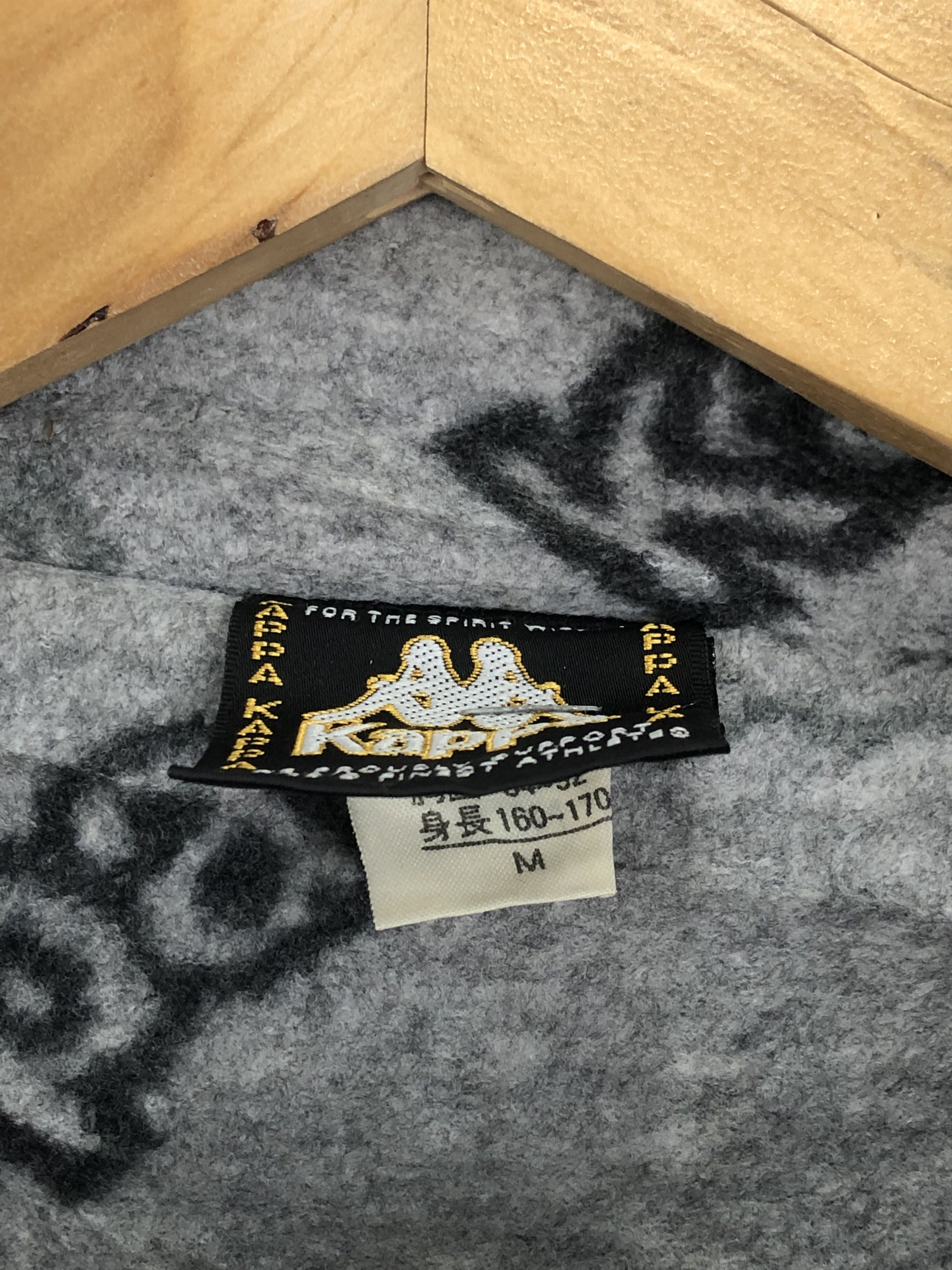 Kappa Vintage 90s Kappa Long Winter Jacket Black SideTape J0691 Size US M / EU 48-50 / 2 - 9 Thumbnail