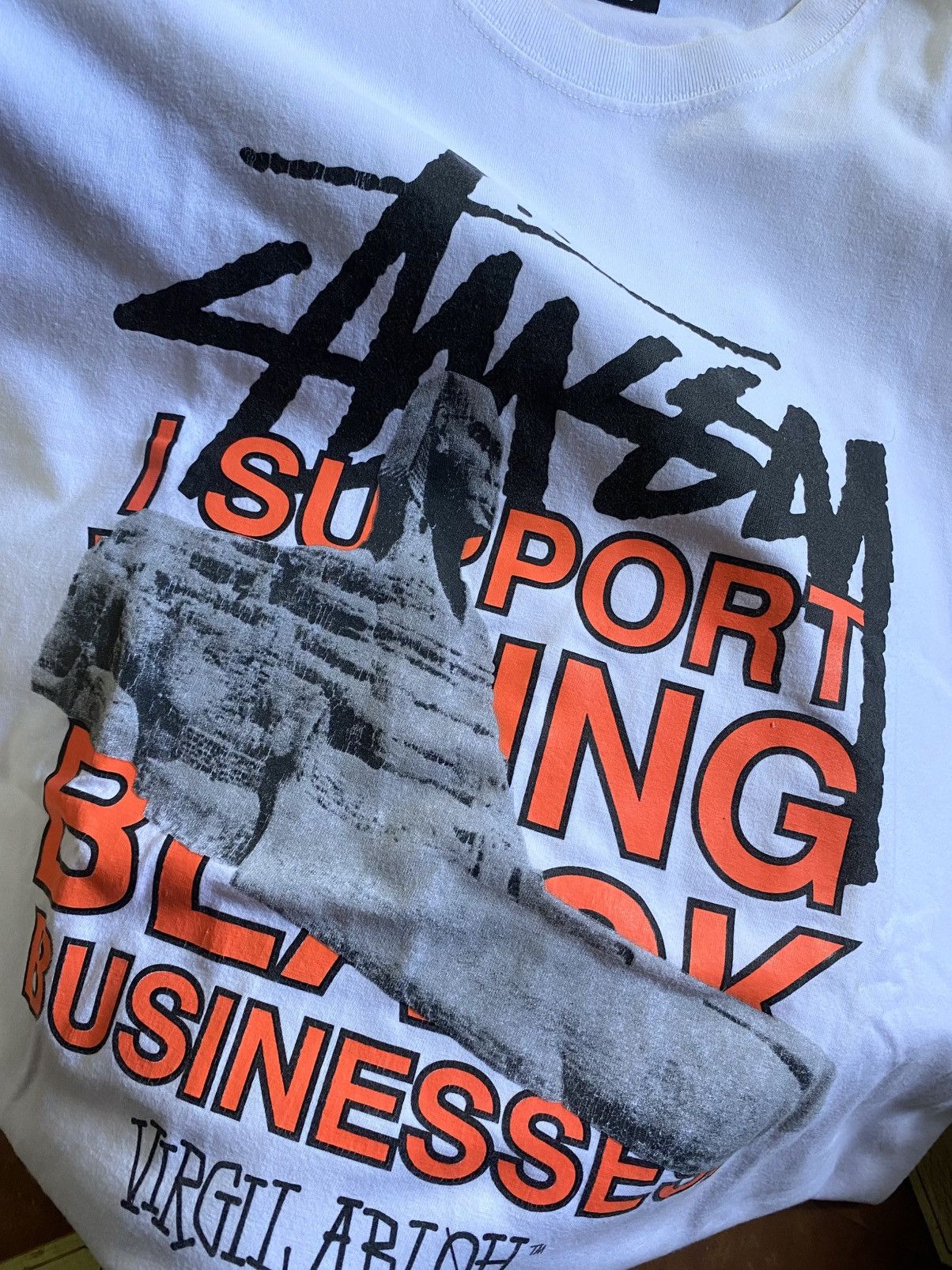 Stussy Rare Stussy X Off-White X Virgil Abloh Shirt Size US XL / EU 56 / 4 - 3 Thumbnail