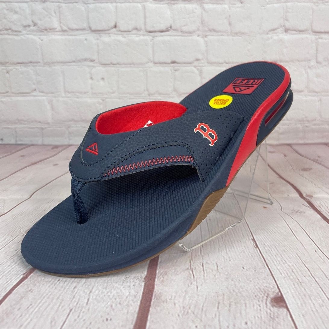 REEF Reef Fanning x MLB Boston Red Sox Sandals Mens Sz 13 Size US 13 / EU 46 - 3 Thumbnail