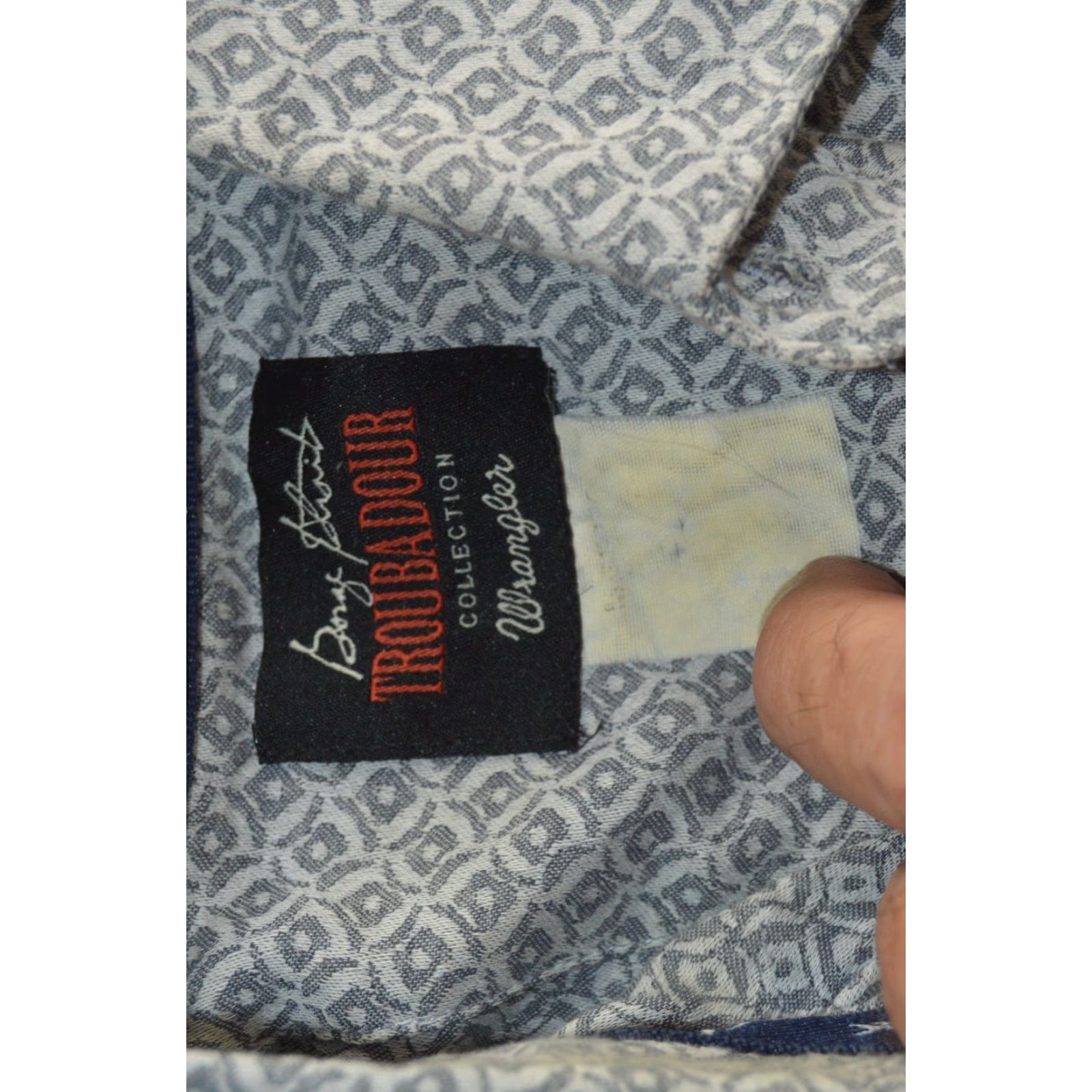 Wrangler VINTAGE Wrangler Shirt Mens George Strait Troubadour Diamond Snap Rodeo Western Med Size US M / EU 48-50 / 2 - 3 Thumbnail