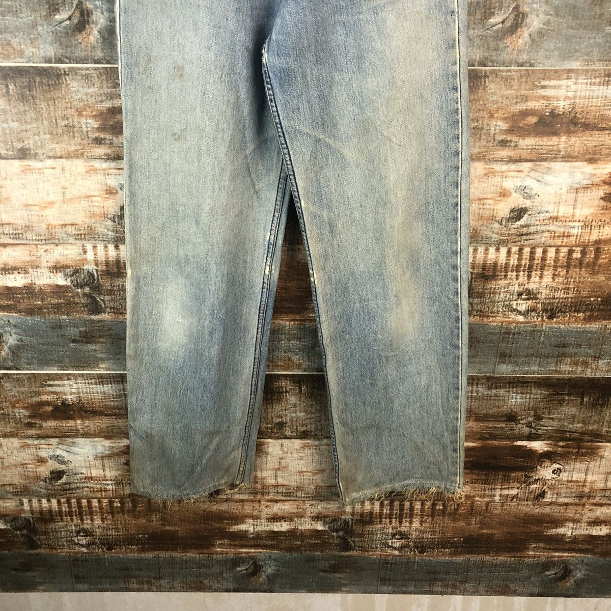 Levi's 509 Levis Blue Distressed ripped Denim Pants #A2102 Size US 28 / EU 44 - 11 Thumbnail